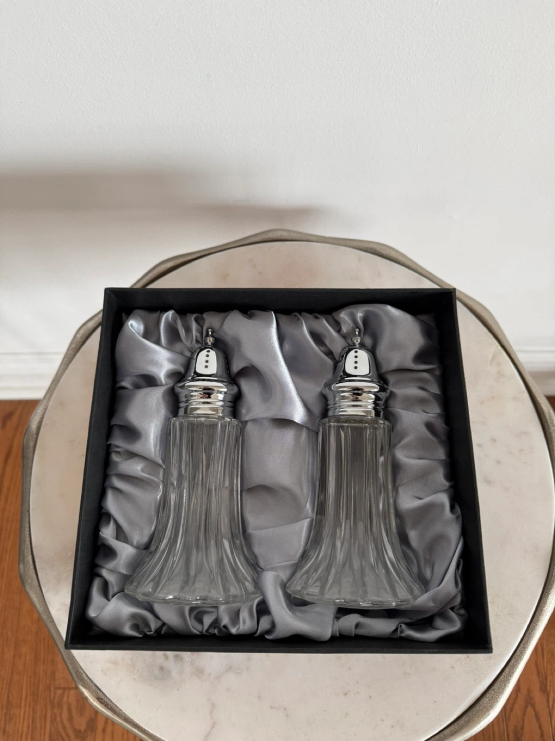 Shannon Crystal Salt & Pepper Shakers