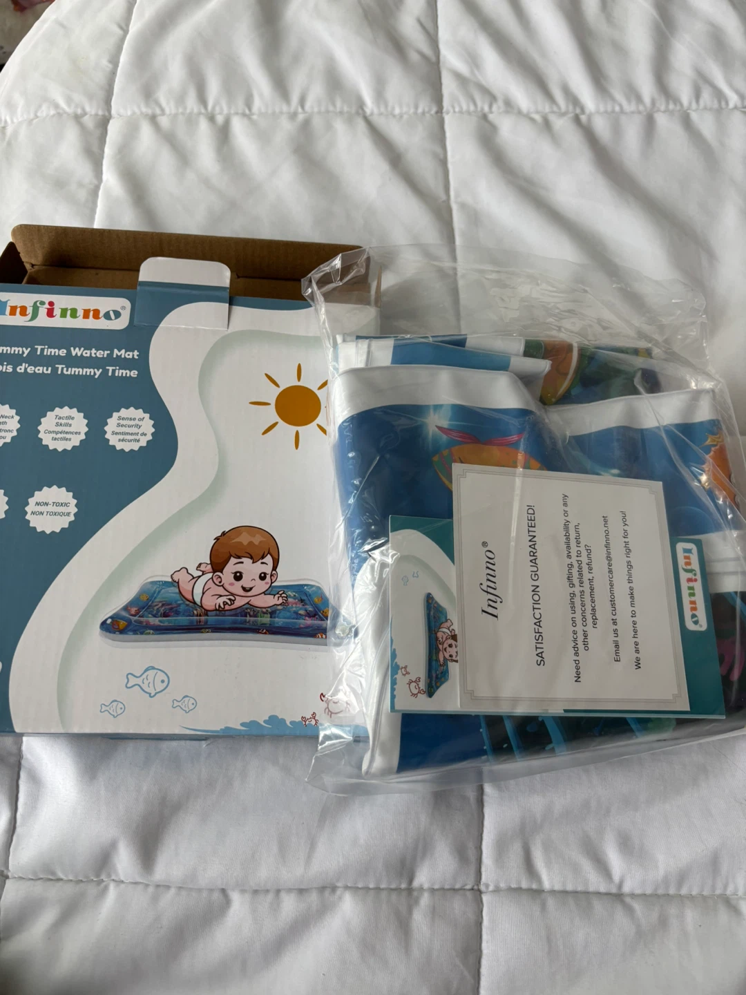 Infinno Tummy Time Water Mat - Baby's Inflatable Play Mat - photo 5