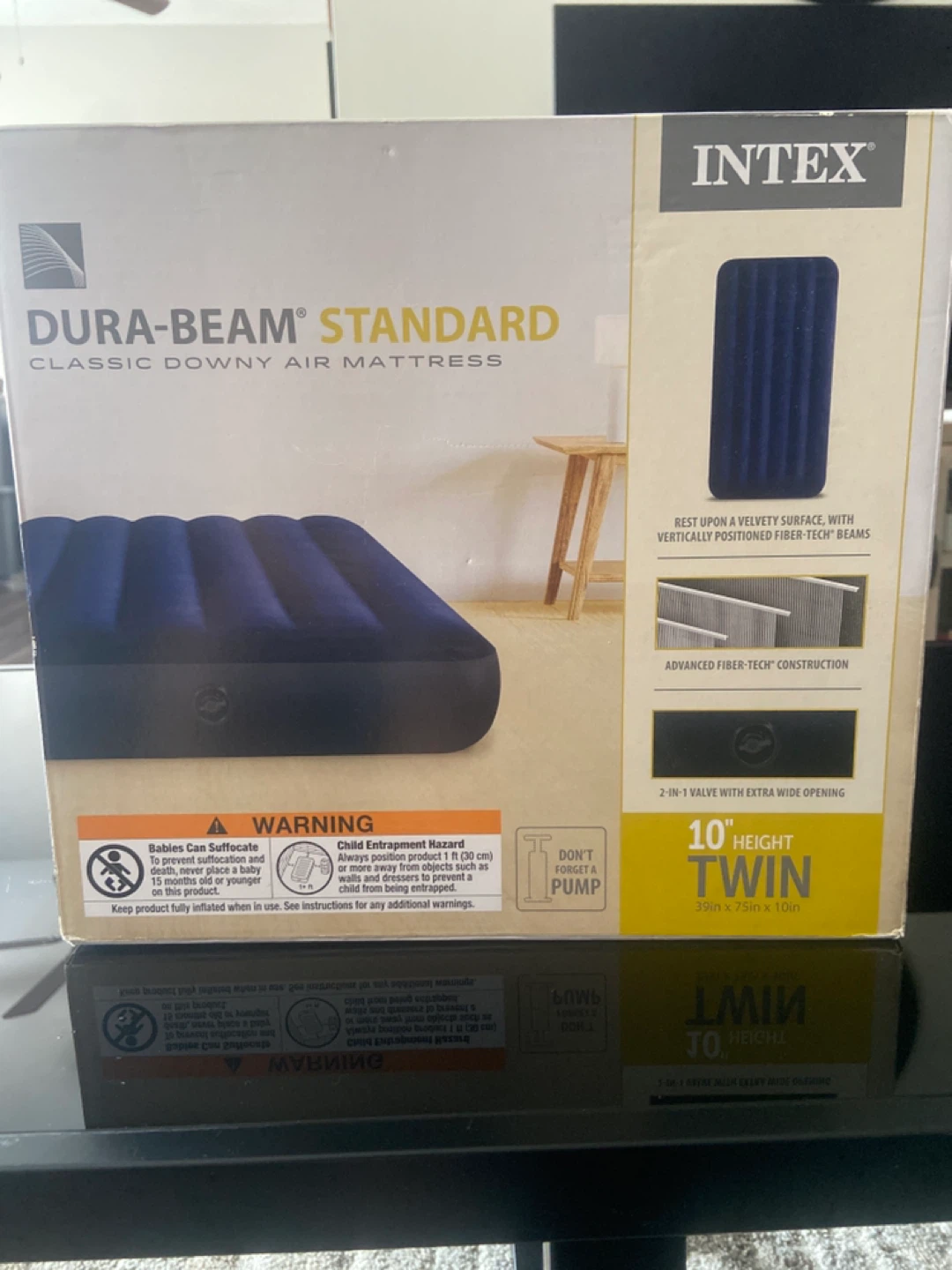 Intex Dura-Beam Standard Twin Air Mattress