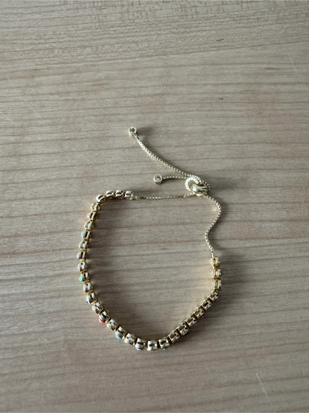 Gold Tone Evil Eye Bracelet - photo 3