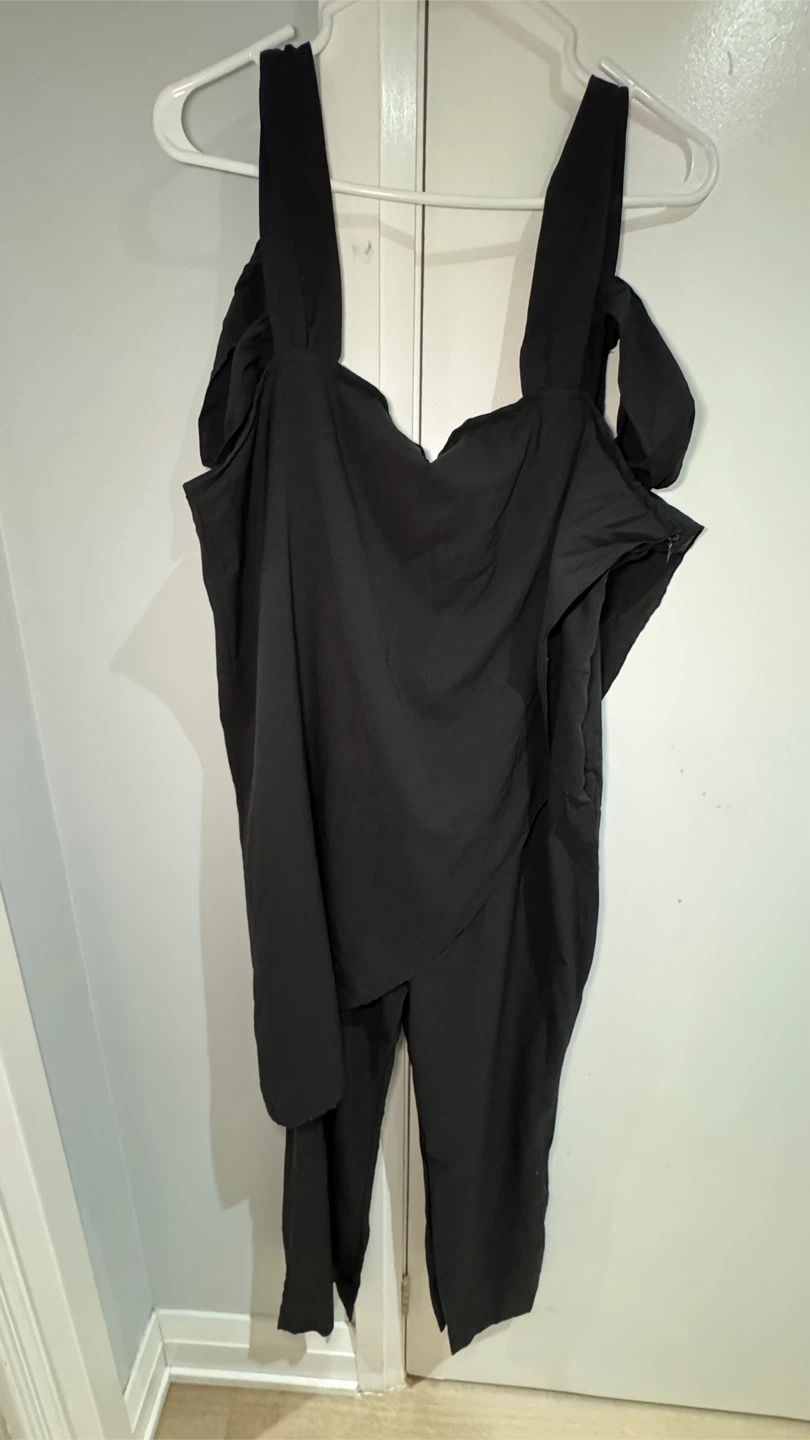 Black Cold Shoulder Jumpsuit - photo 3