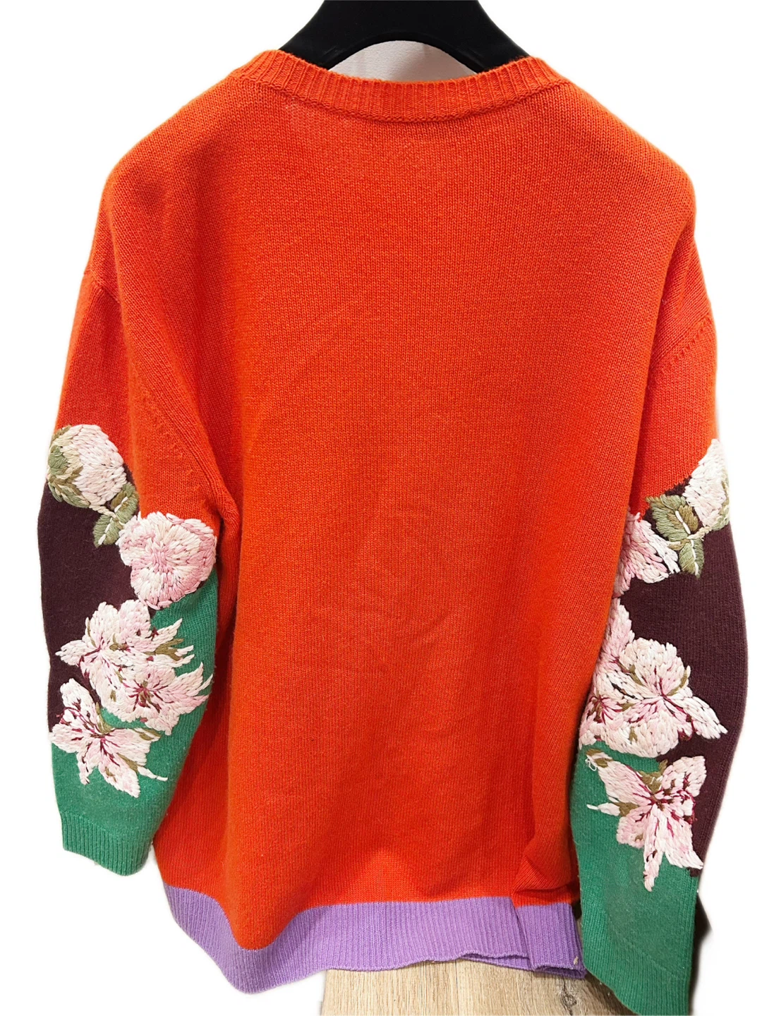 Valentino Embroidered Floral Sweater - photo 5