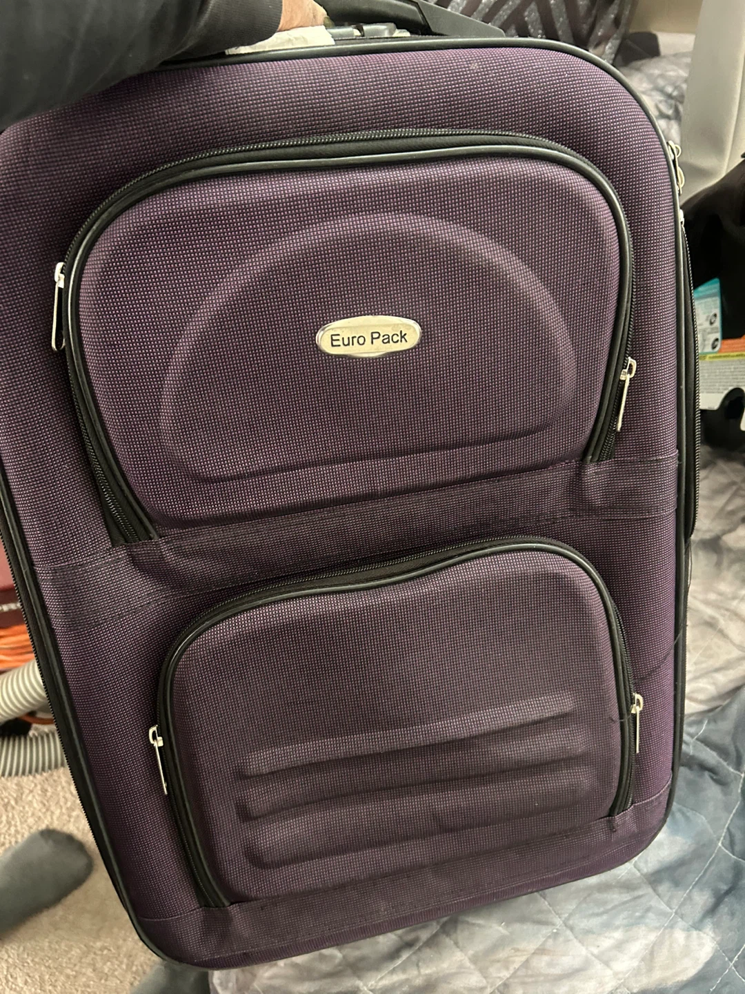 Euro Pack Purple Suitcase