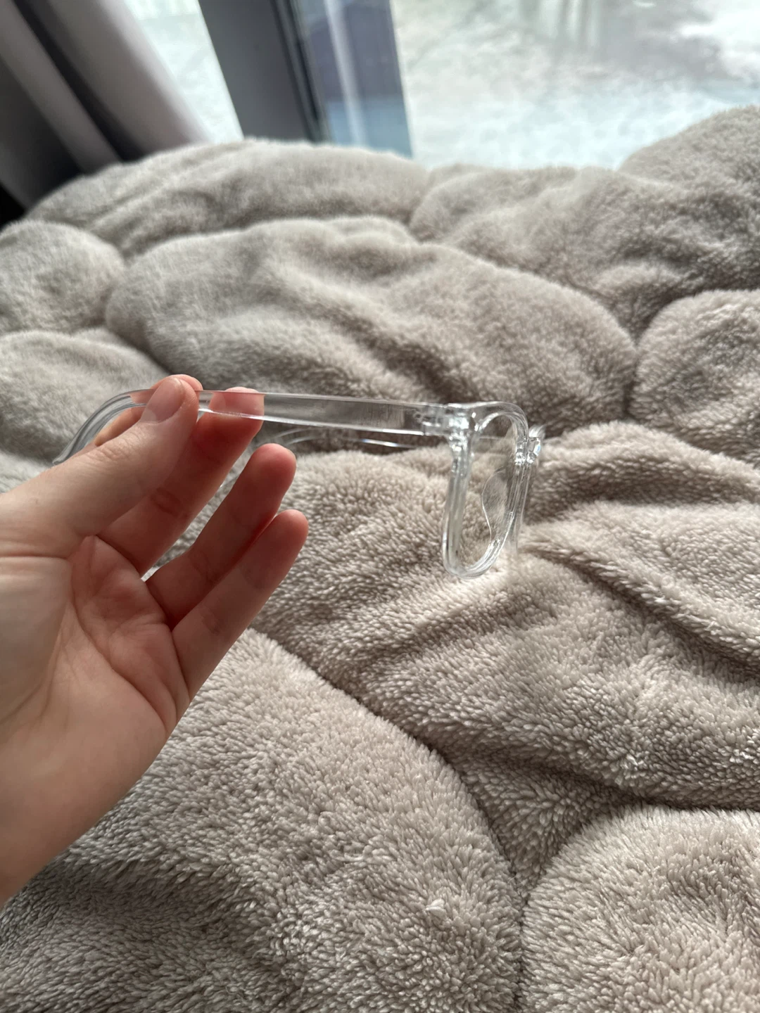 Clear Square Frame Glasses - photo 2
