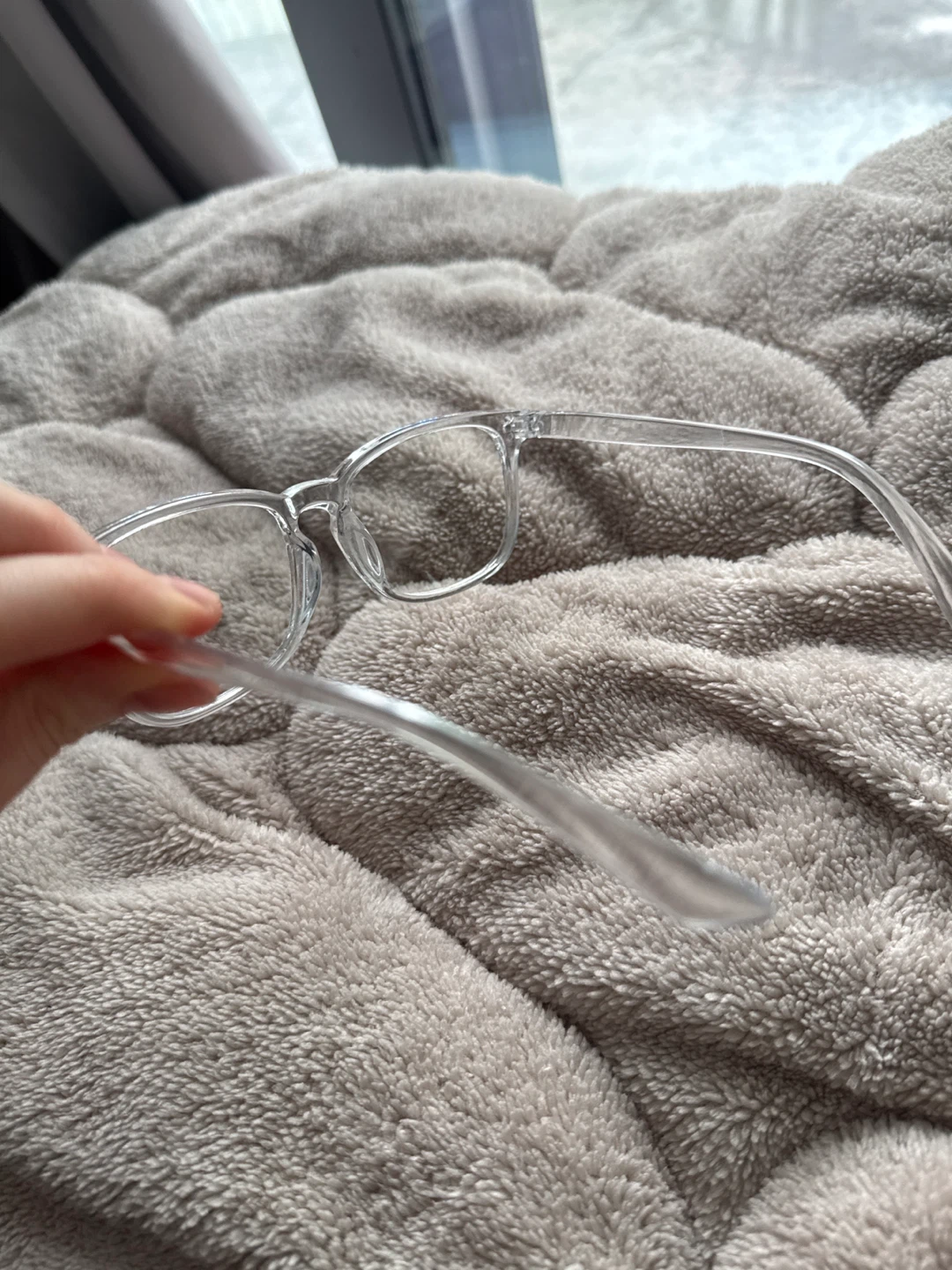 Clear Square Frame Glasses - photo 3