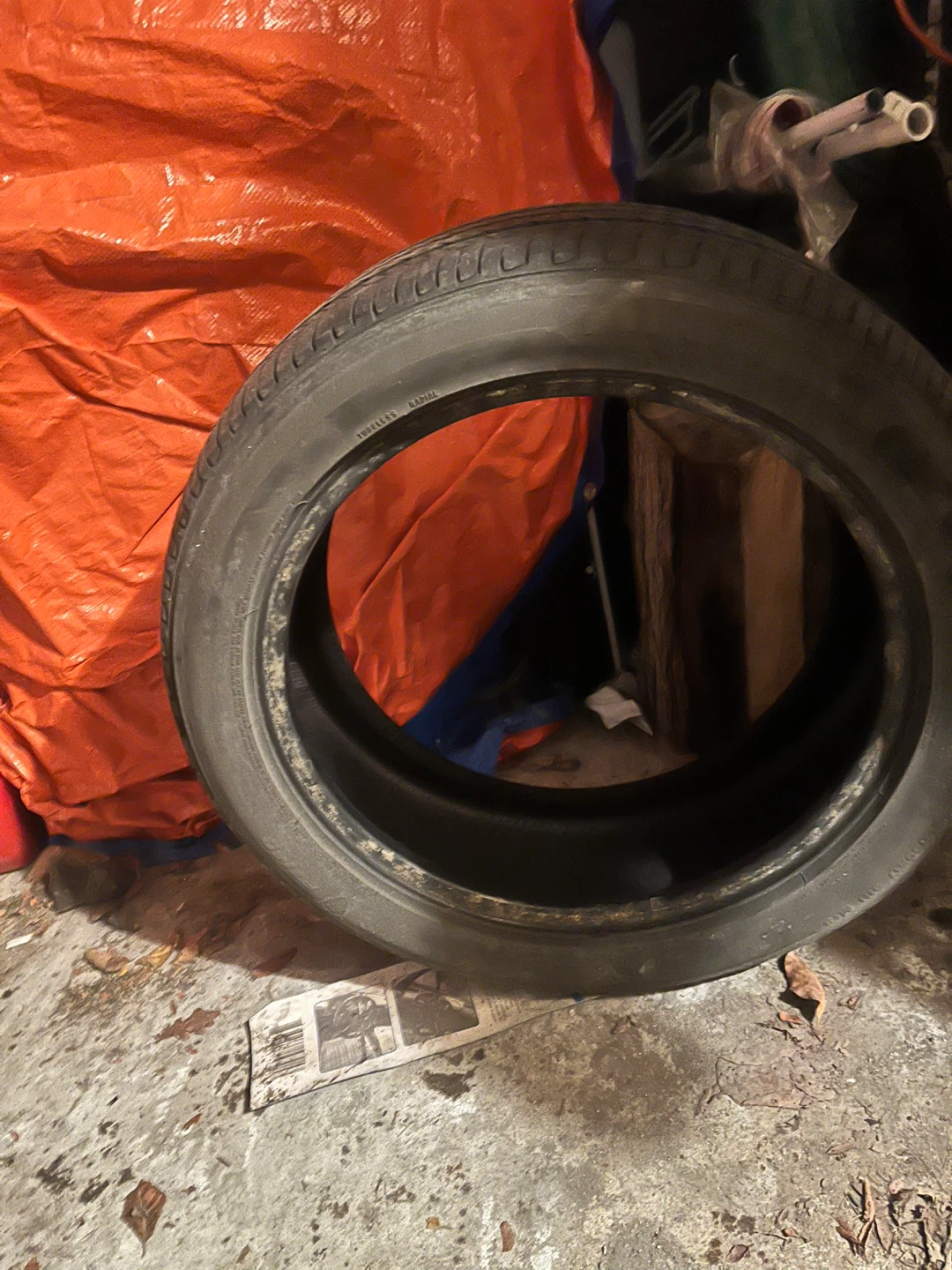 Set of 4 Used Tires without rims