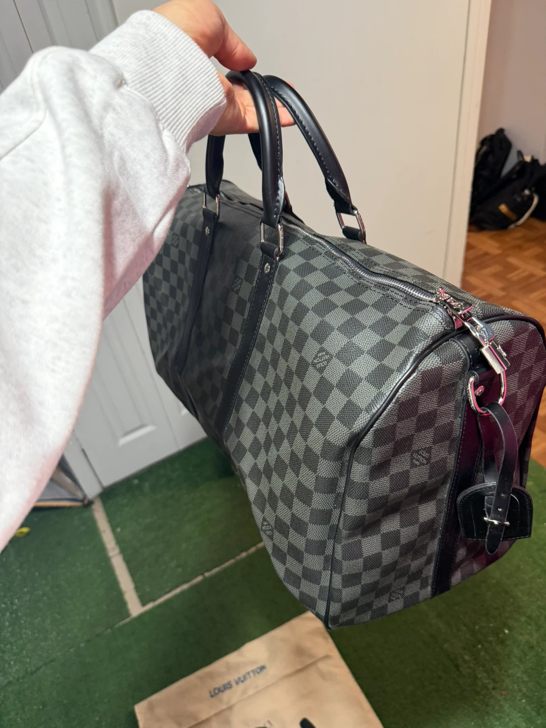 Louis Vuitton Damier Graphite Keepall Duffle Bag - photo 3
