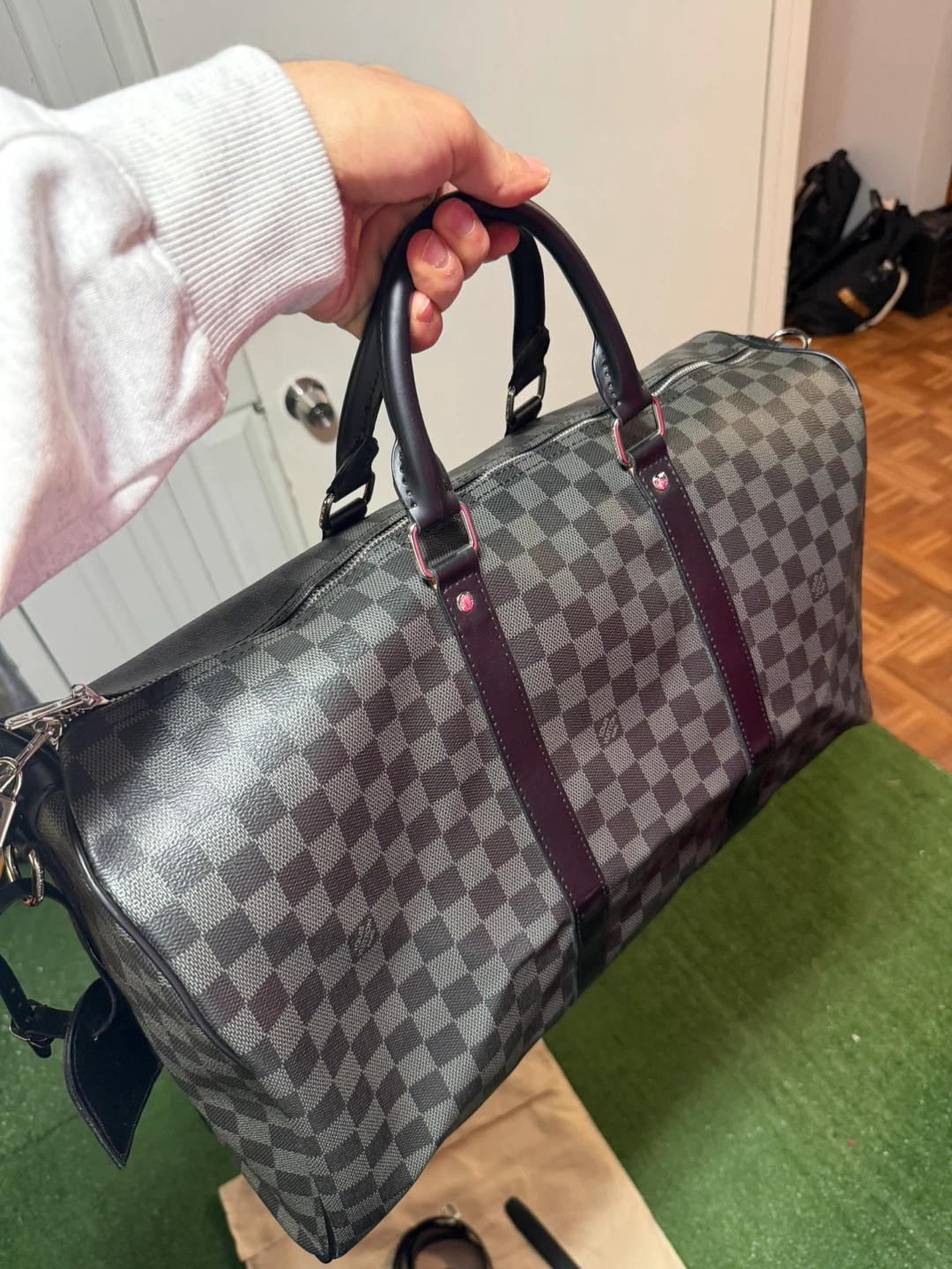 Louis Vuitton Damier Graphite Keepall Duffle Bag - photo 2
