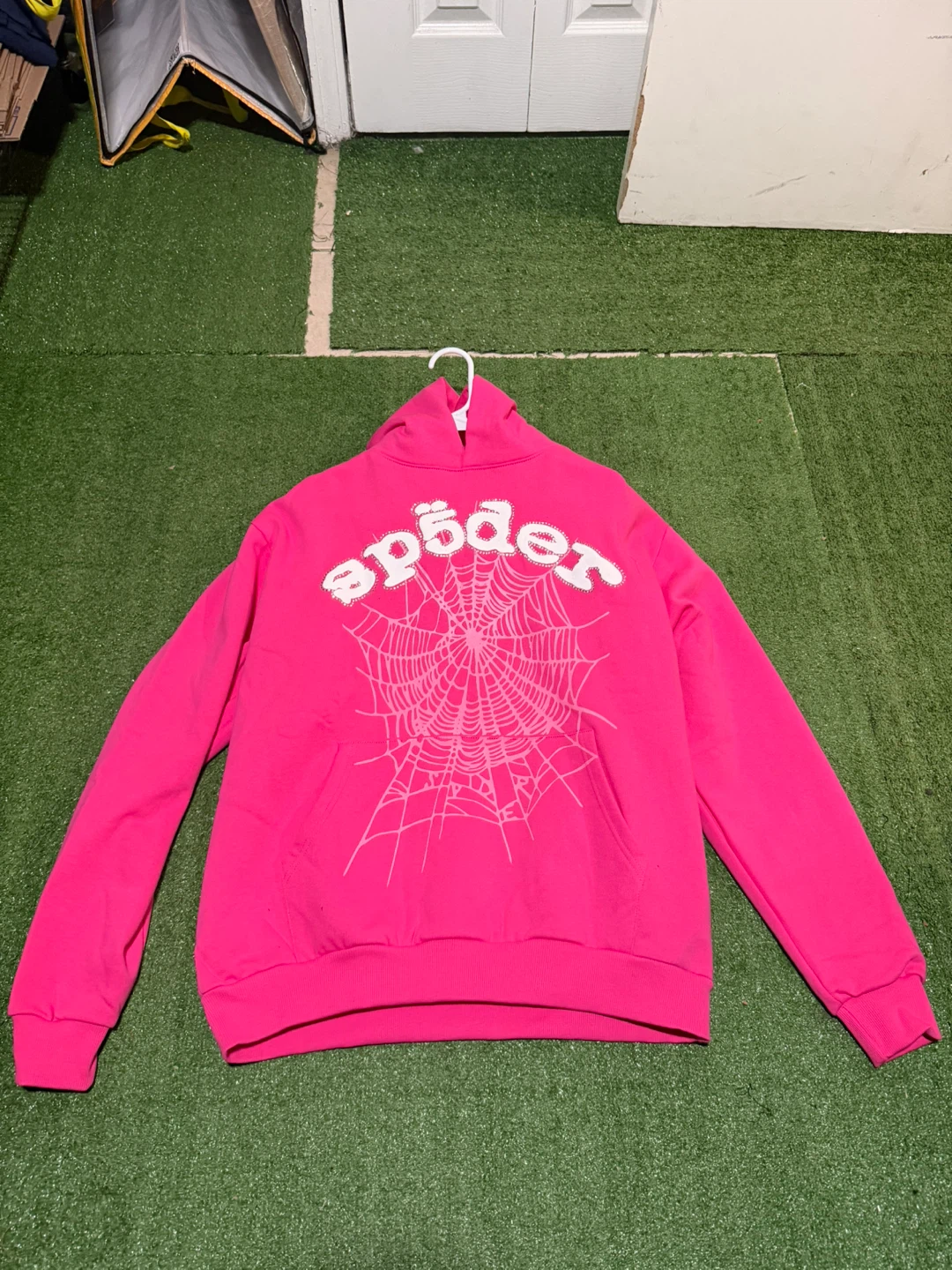 Spöde Pink Hoodie Size L