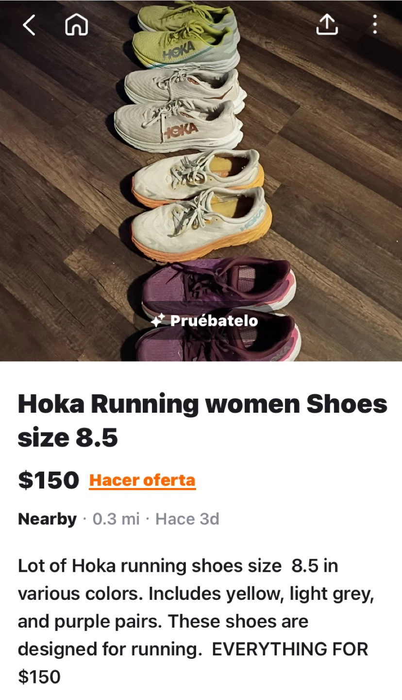 Hoka Running Women's Shoes Size 8.5