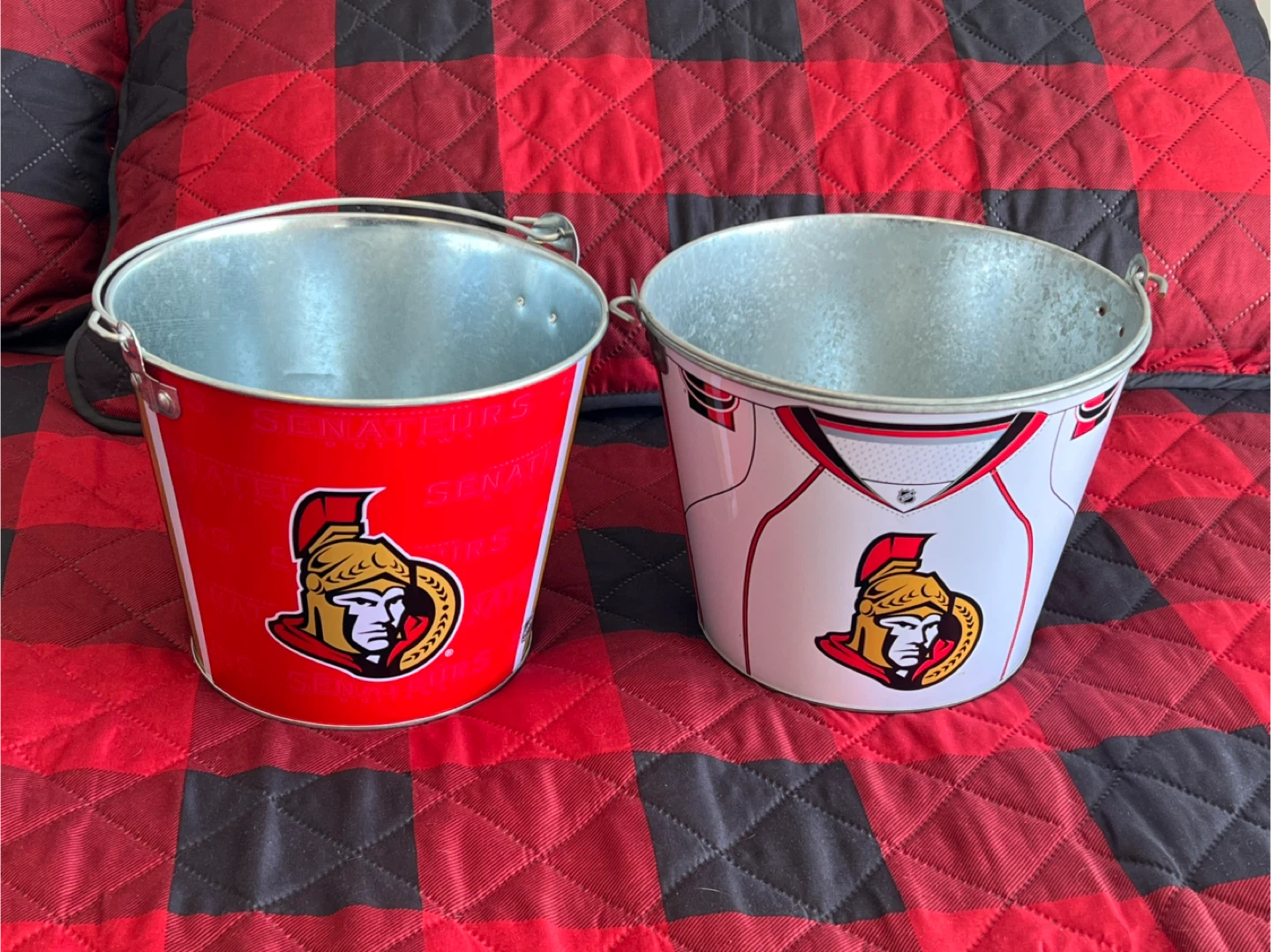 Ottawa Senators Metal Ice Buckets (Set of 2) - photo 2