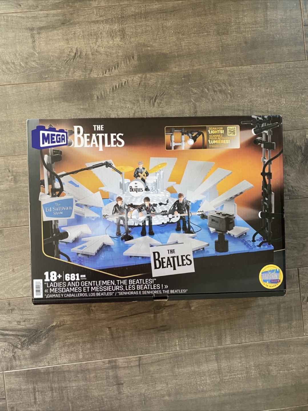 MEGA The Beatles "The Ed Sullivan Show" Construction Set