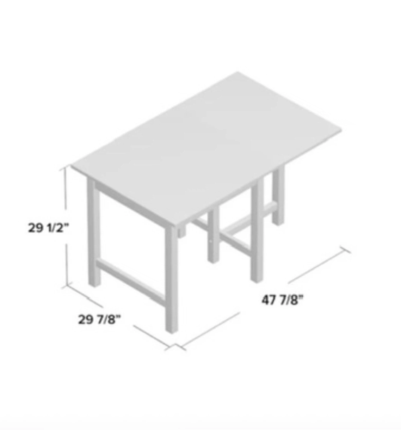 Wooden Dining Table with Drop Leaf - photo 2