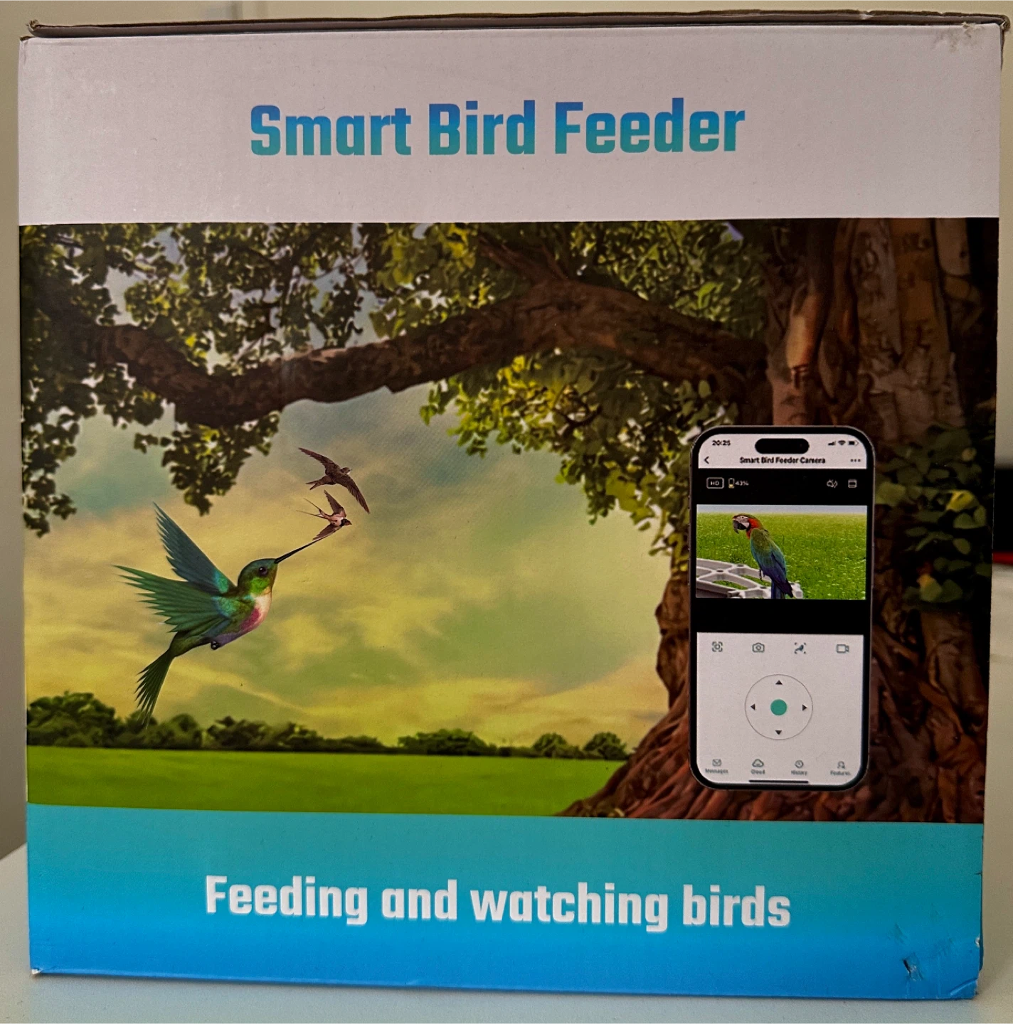 Smart Bird Feeder with 1080p HD Camera