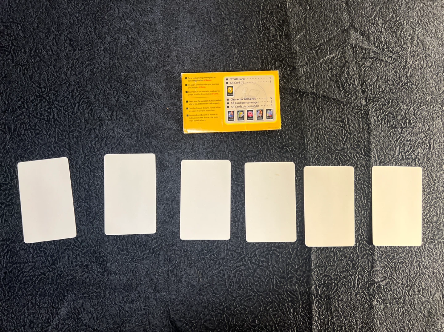 Collectible Nintendo AR Games AR Cards (set of 6) - photo 2