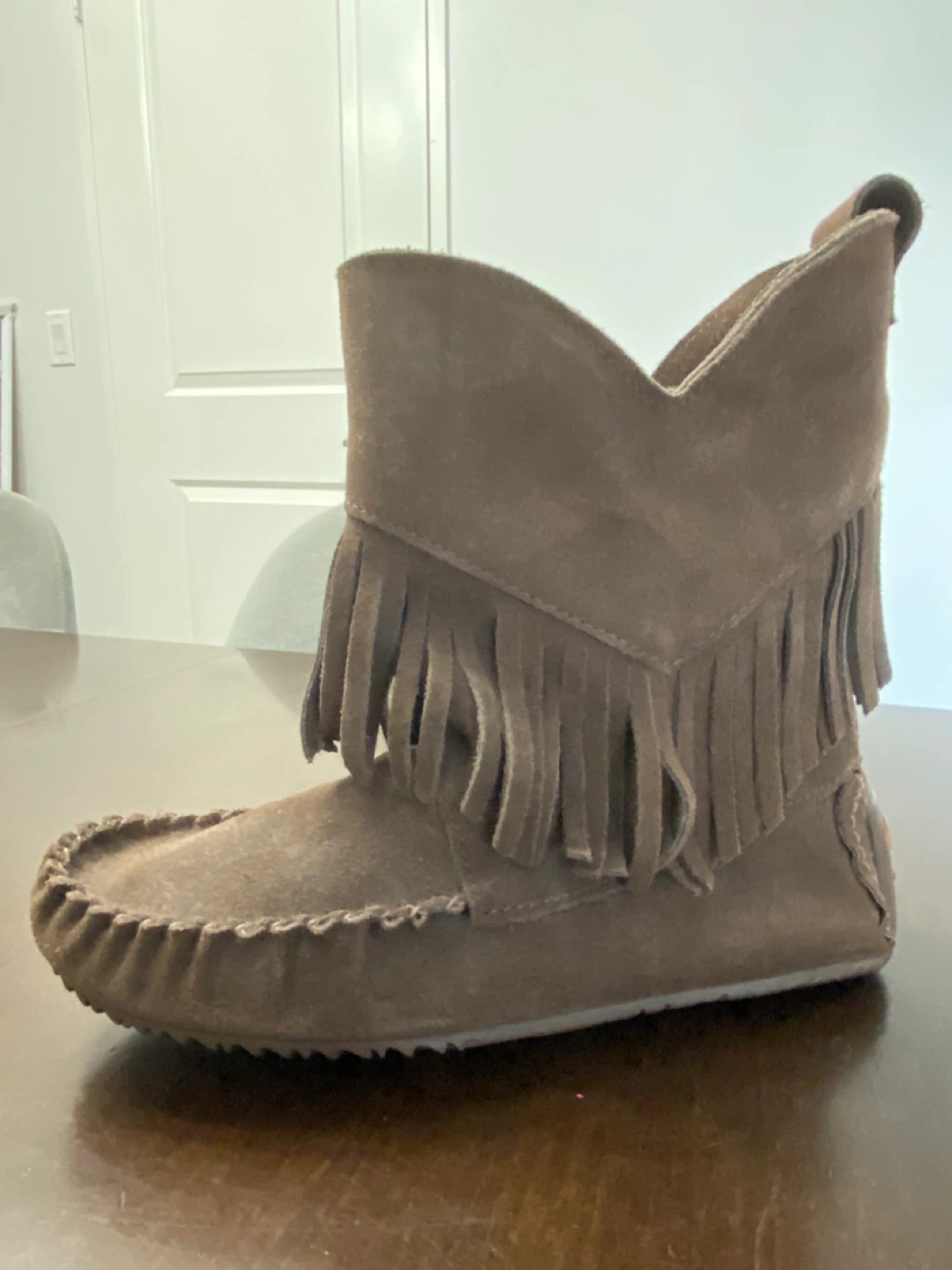 New Manitobah Mukluks Suede Fringe Boots - Brown - photo 3