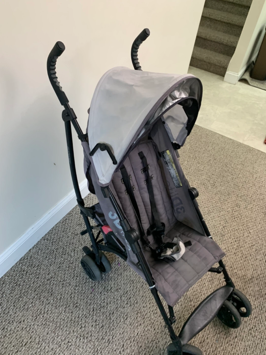 Stroller - Summer Infant 3D Lite Stroller - Grey - photo 3