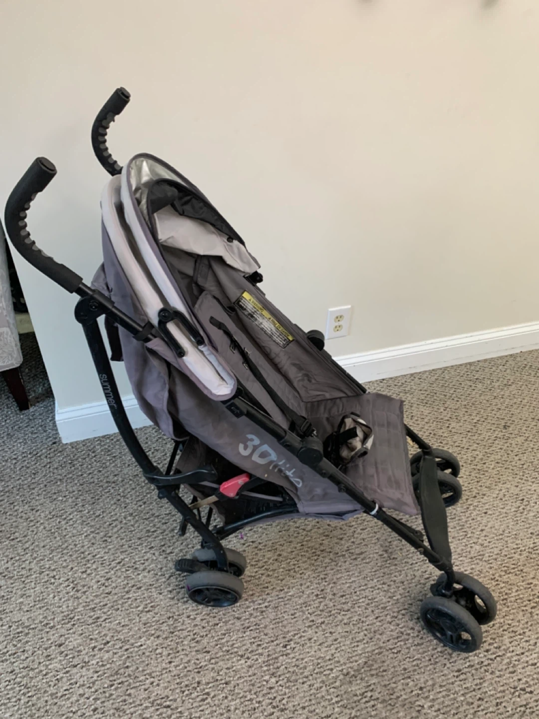 Stroller - Summer Infant 3D Lite Stroller - Grey - photo 2