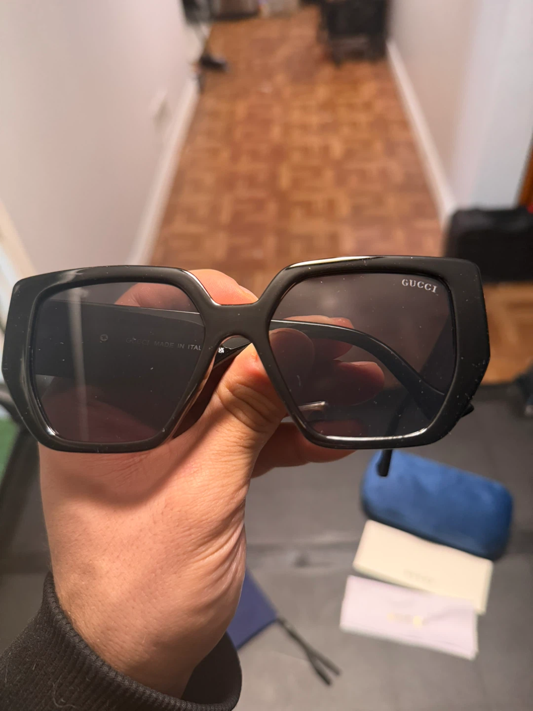 Gucci Black Square Sunglasses - photo 2