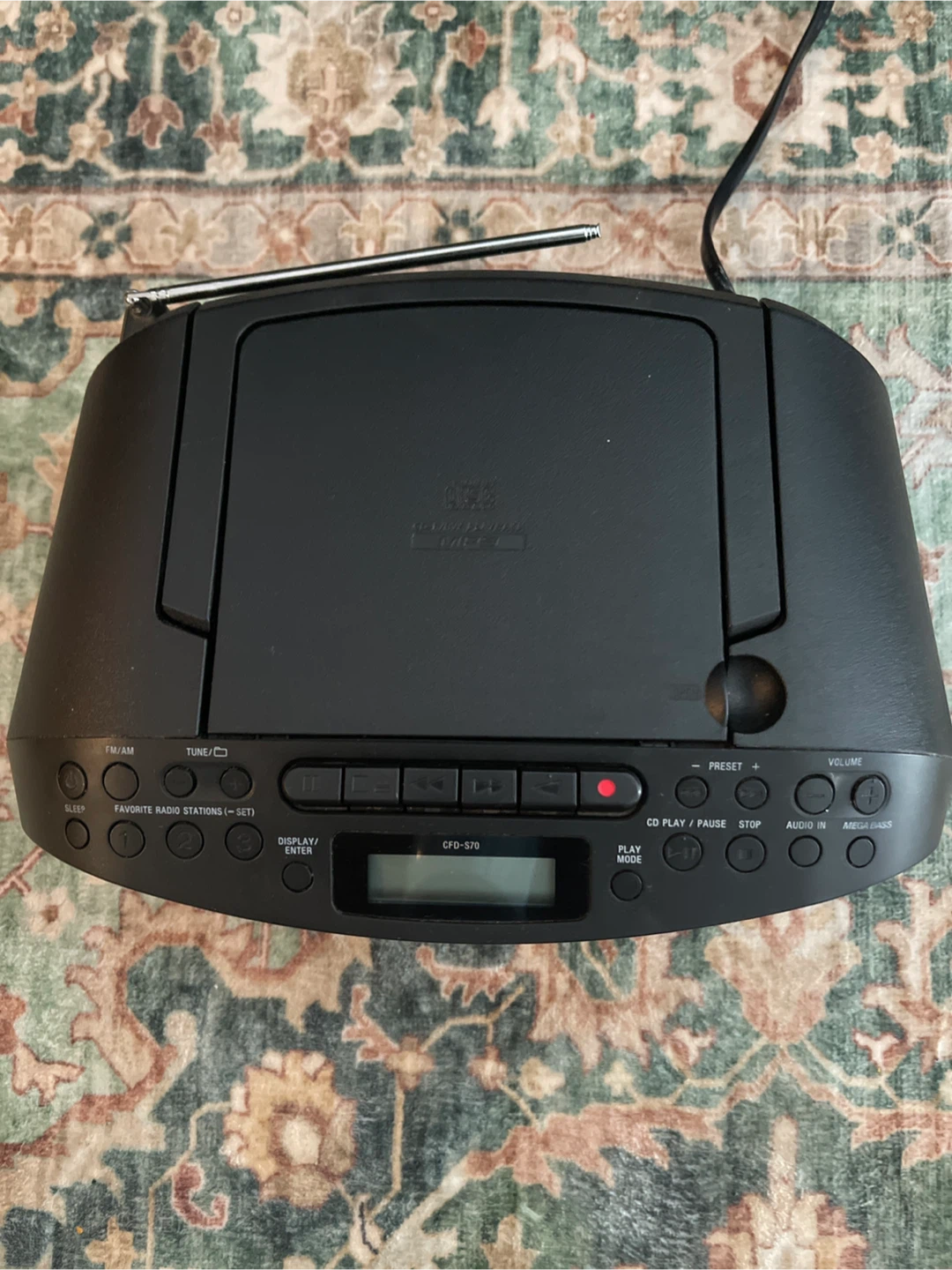 Sony CFD-S70 CD Radio Cassette-Corder Boombox