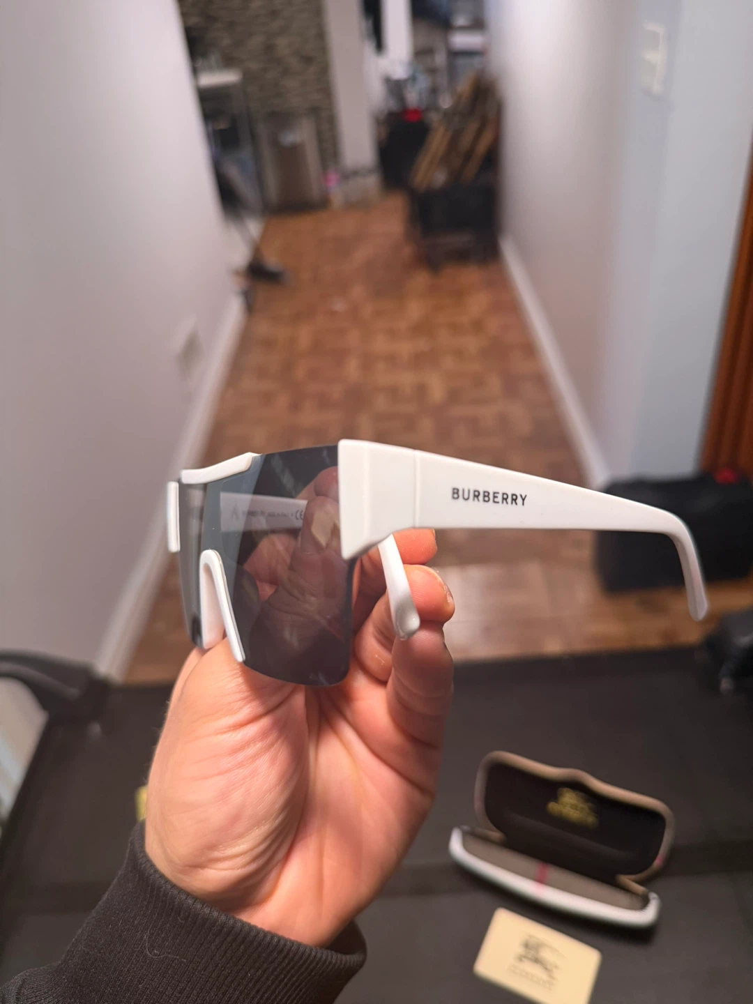 Burberry White Sport Sunglasses - photo 3