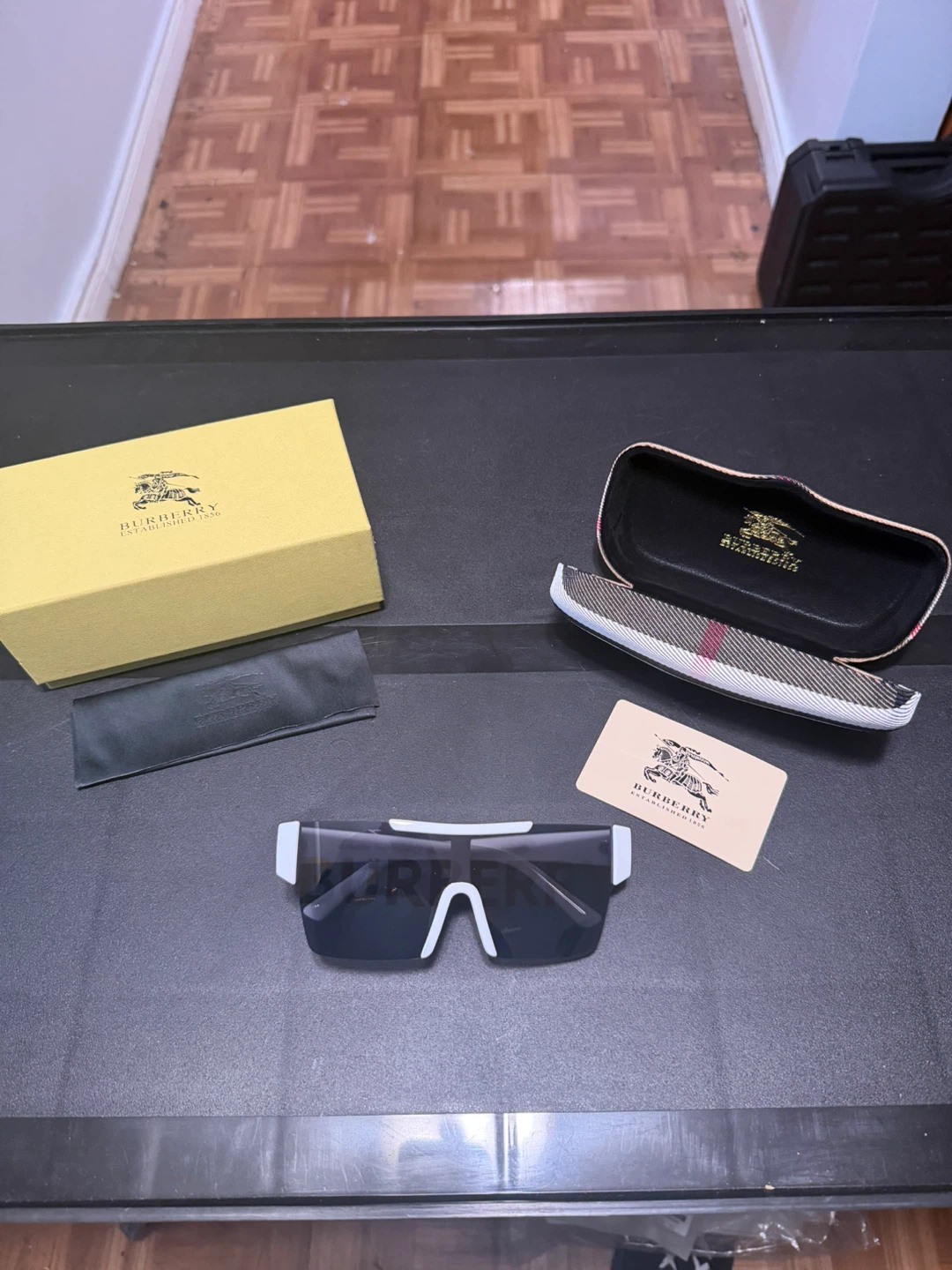Burberry White Sport Sunglasses