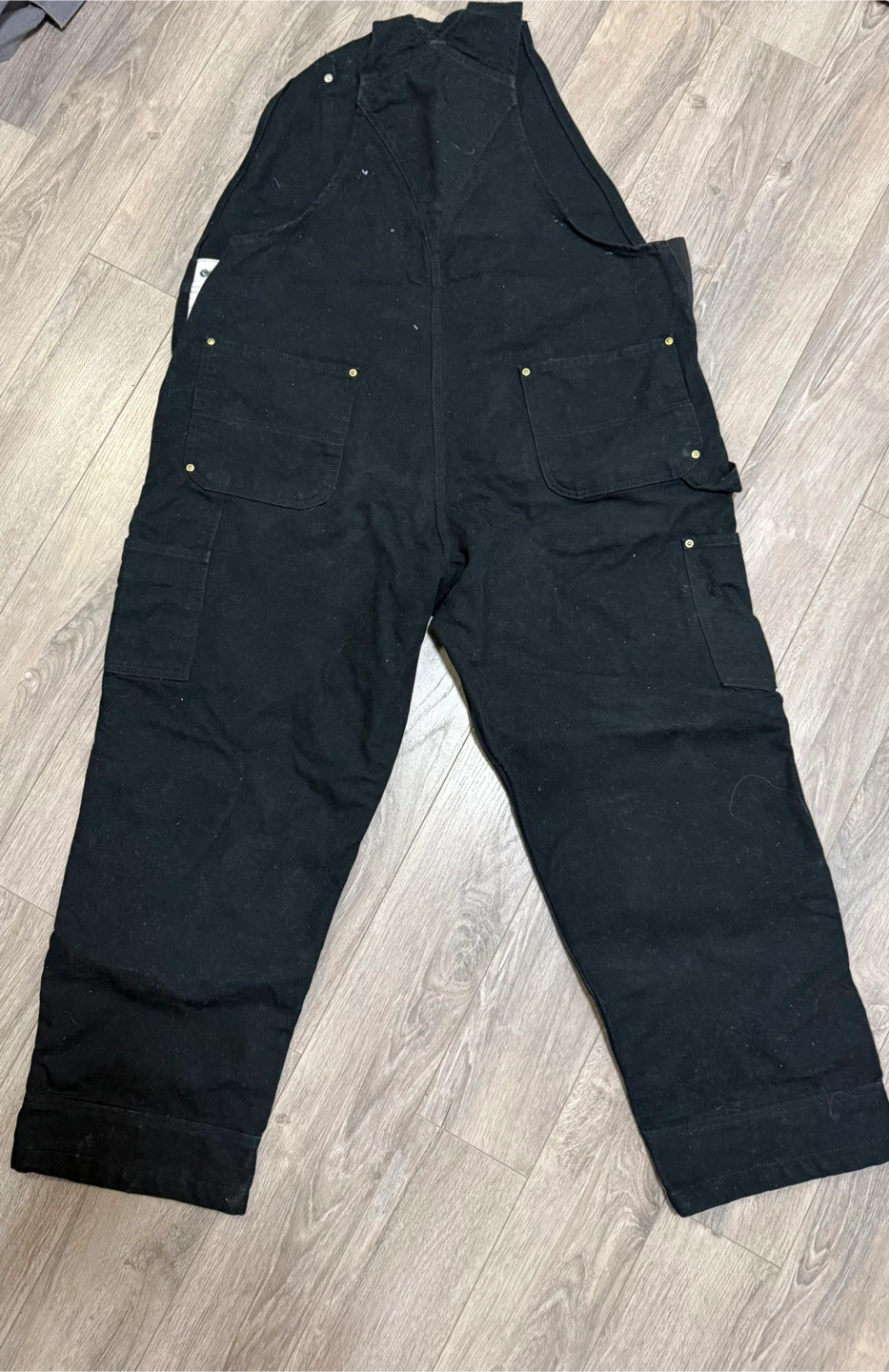 Carhartt Black Bib Overalls - 40X30 - photo 2