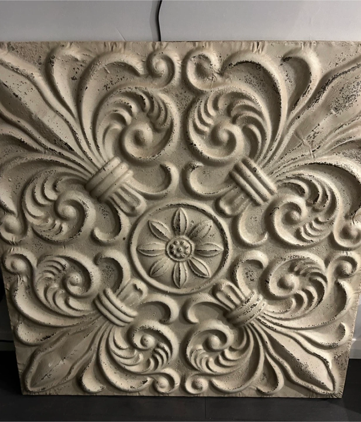 Ornate Decorative Wall Panel (Metallic 36 x 36 inch) - photo 2