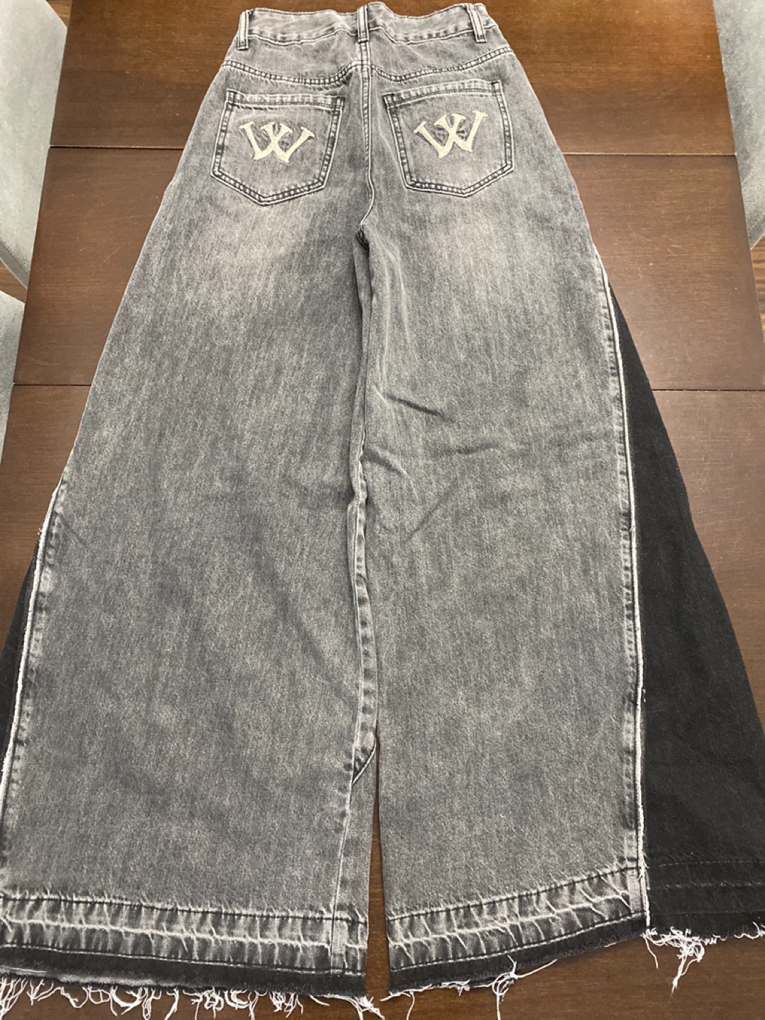 NOTAWear Grey Wide Leg Jeans - photo 3