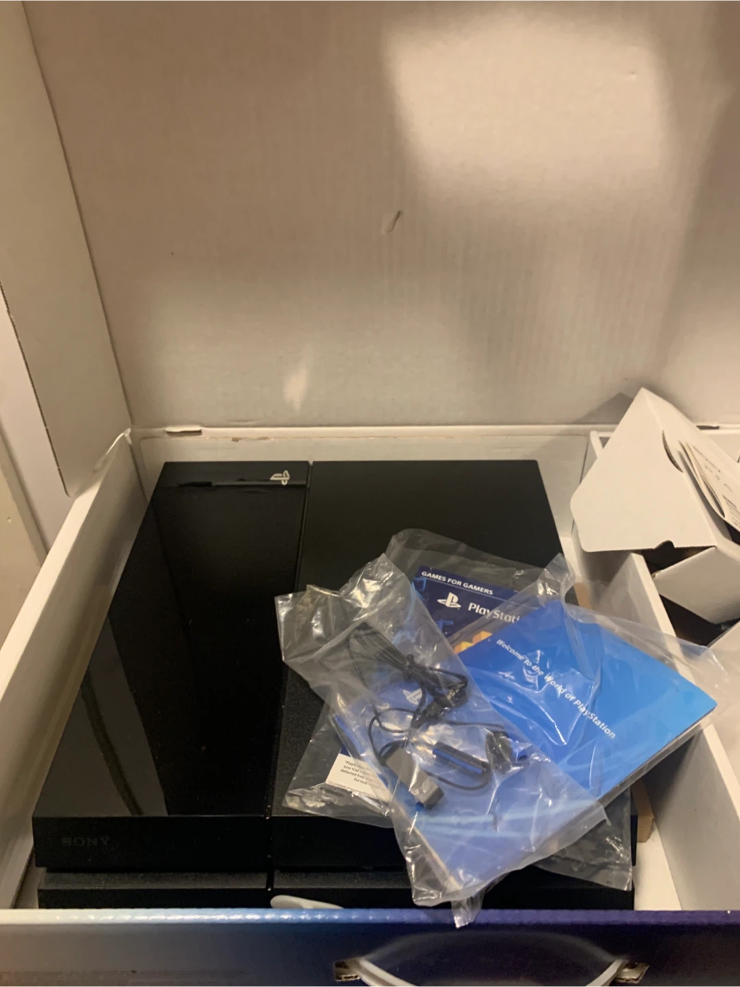 SONY PS4 Playstation 4 Jet Black Console Bundle Complete In Box - photo 2