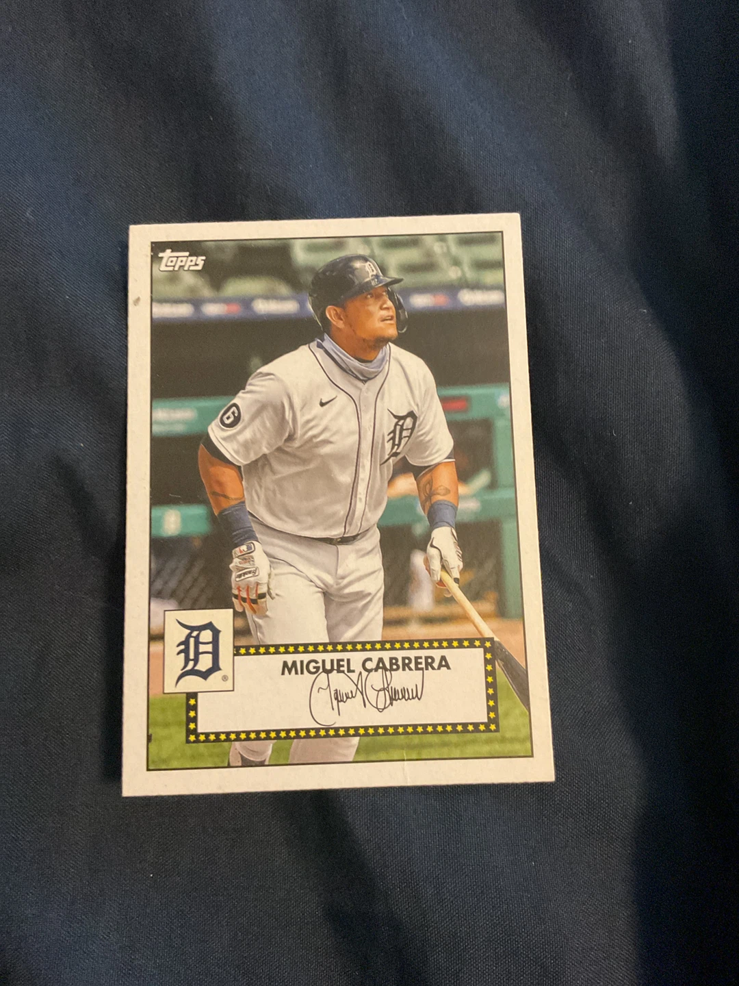 Topps Miguel Cabrera Baseball Card