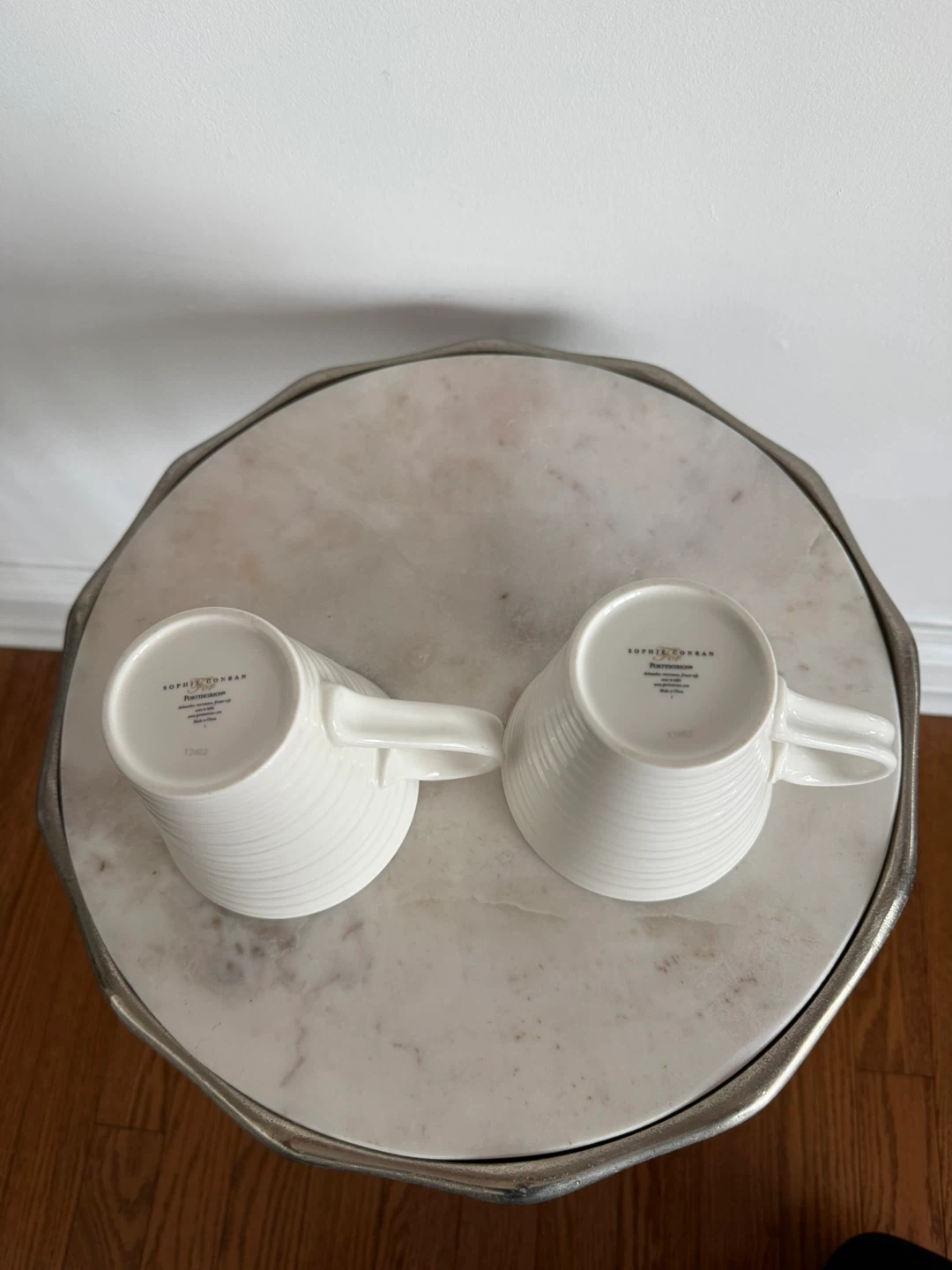 Sophie Conran for Portmeirion White Ribbed Mugs (Set of 2) - photo 2