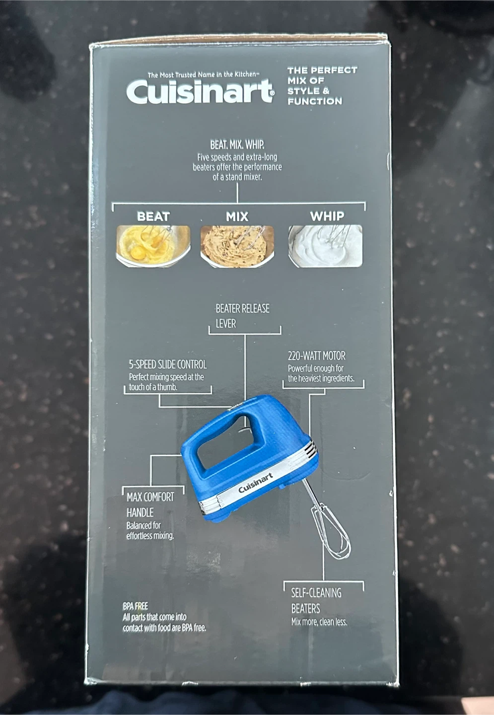$30-Brand New-Cuisinart Hand Mixer 5speed - photo 4