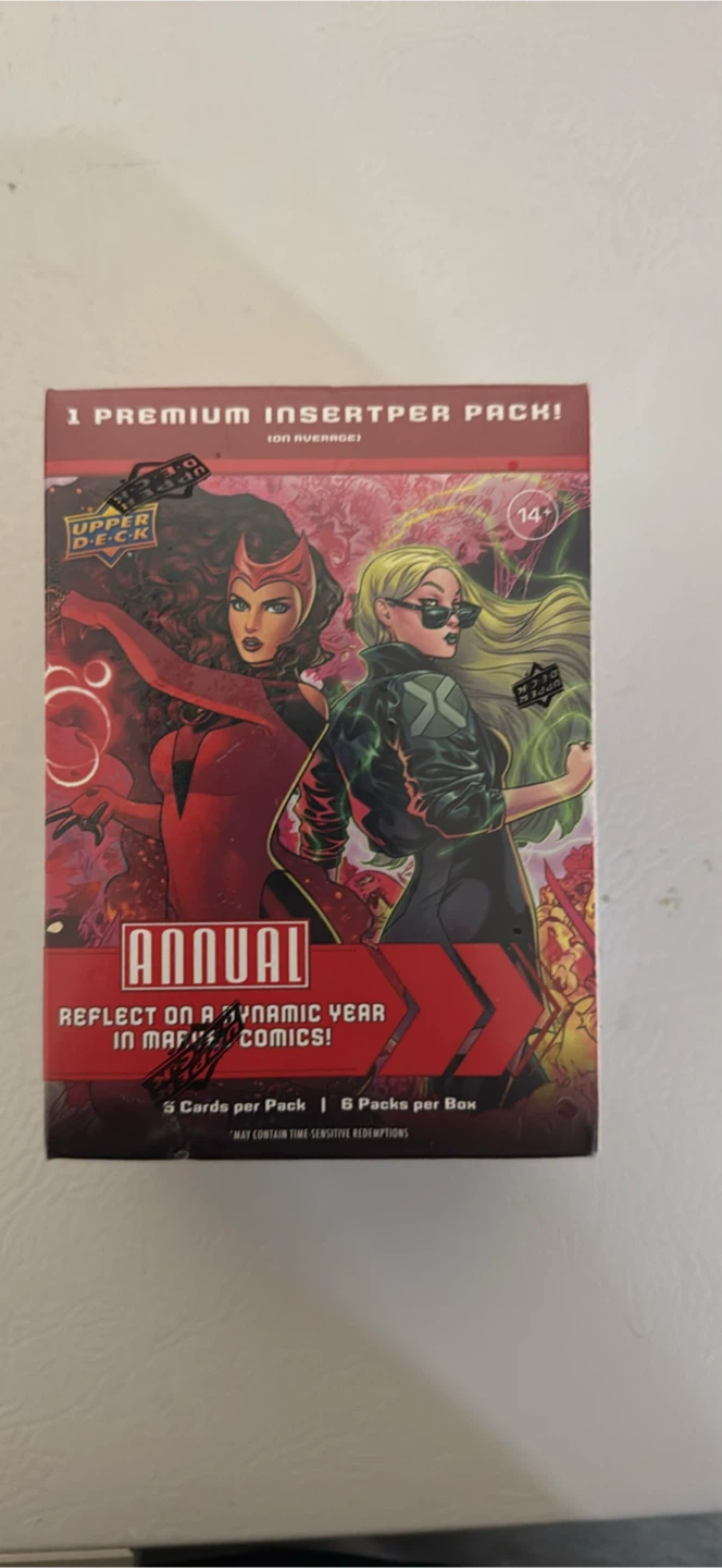 Upper Deck Marvel Annual Trading Card Box - photo 3