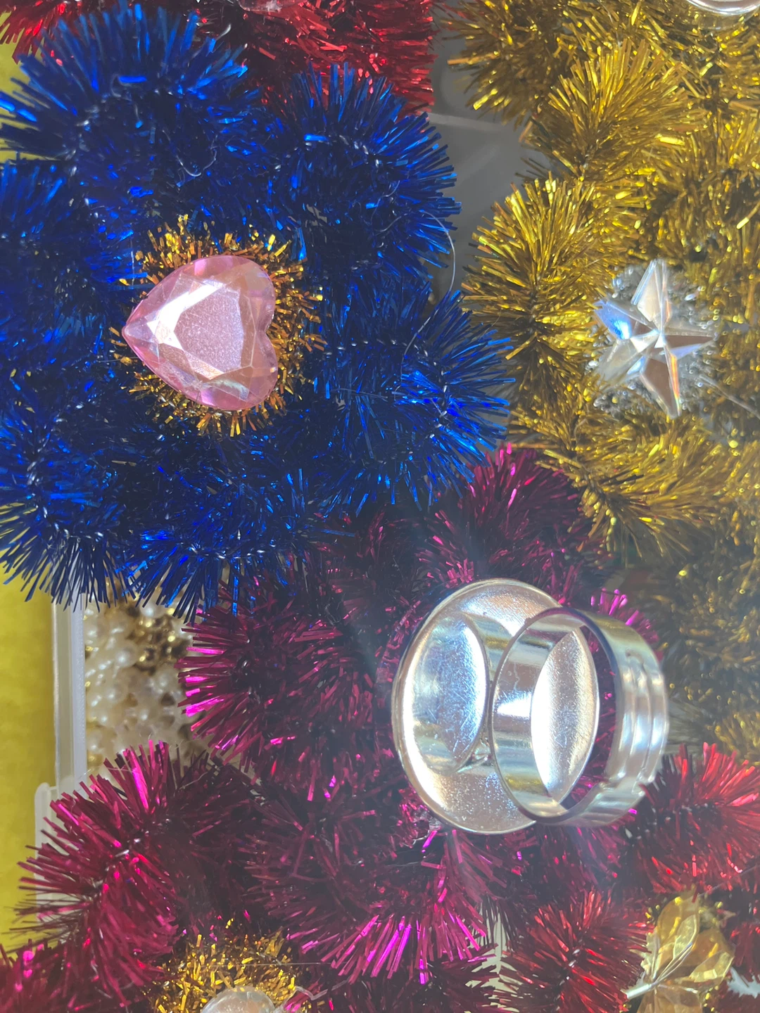Crafting Tinsel Flower Rings - photo 5