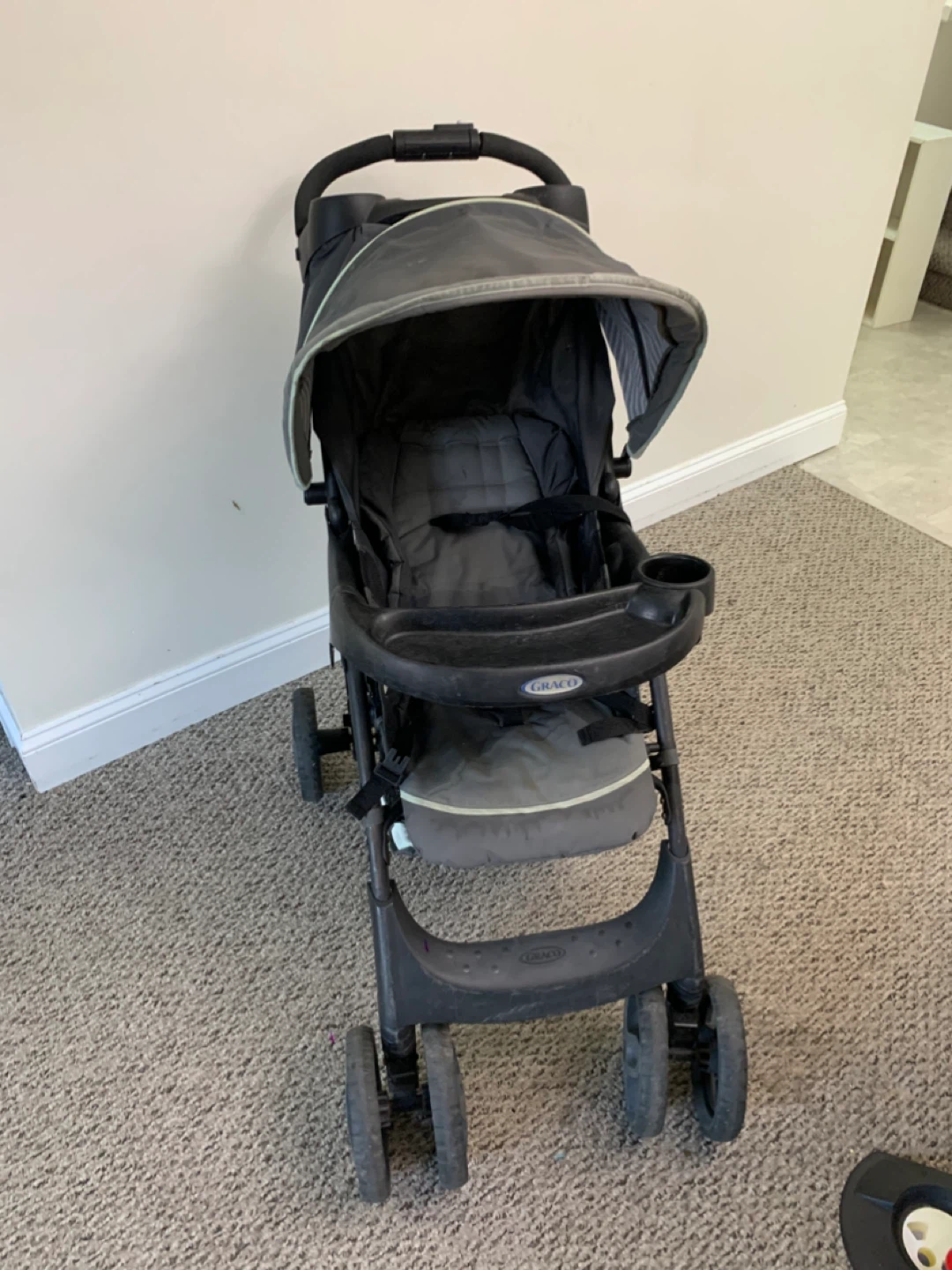 Stroller for infant, kids, baby - Cup Holder & Canopy - photo 3