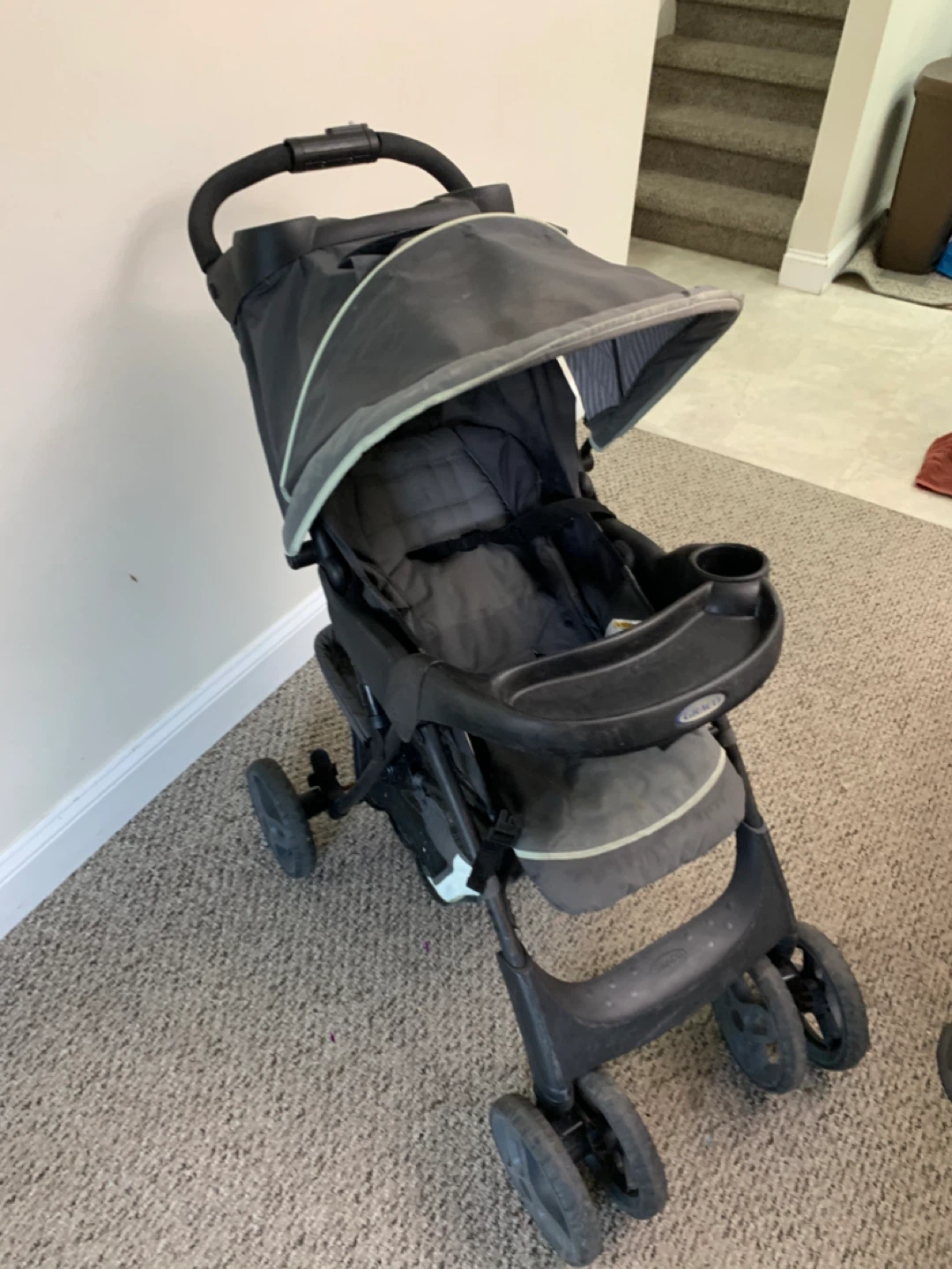 Stroller for infant, kids, baby - Cup Holder & Canopy - photo 4