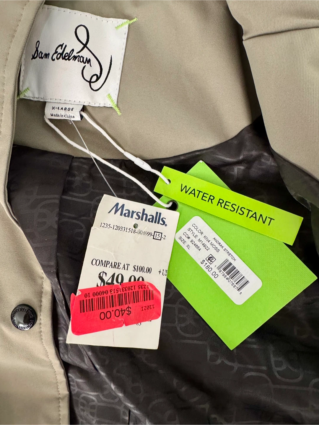 Green Hooded Trench Coat - photo 3