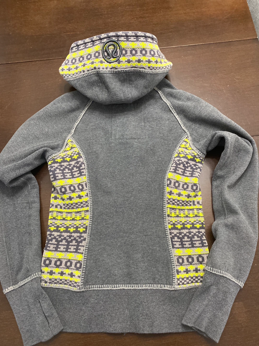 Lululemon "Special Edition" Grey Zip-Up Hoodie - photo 4