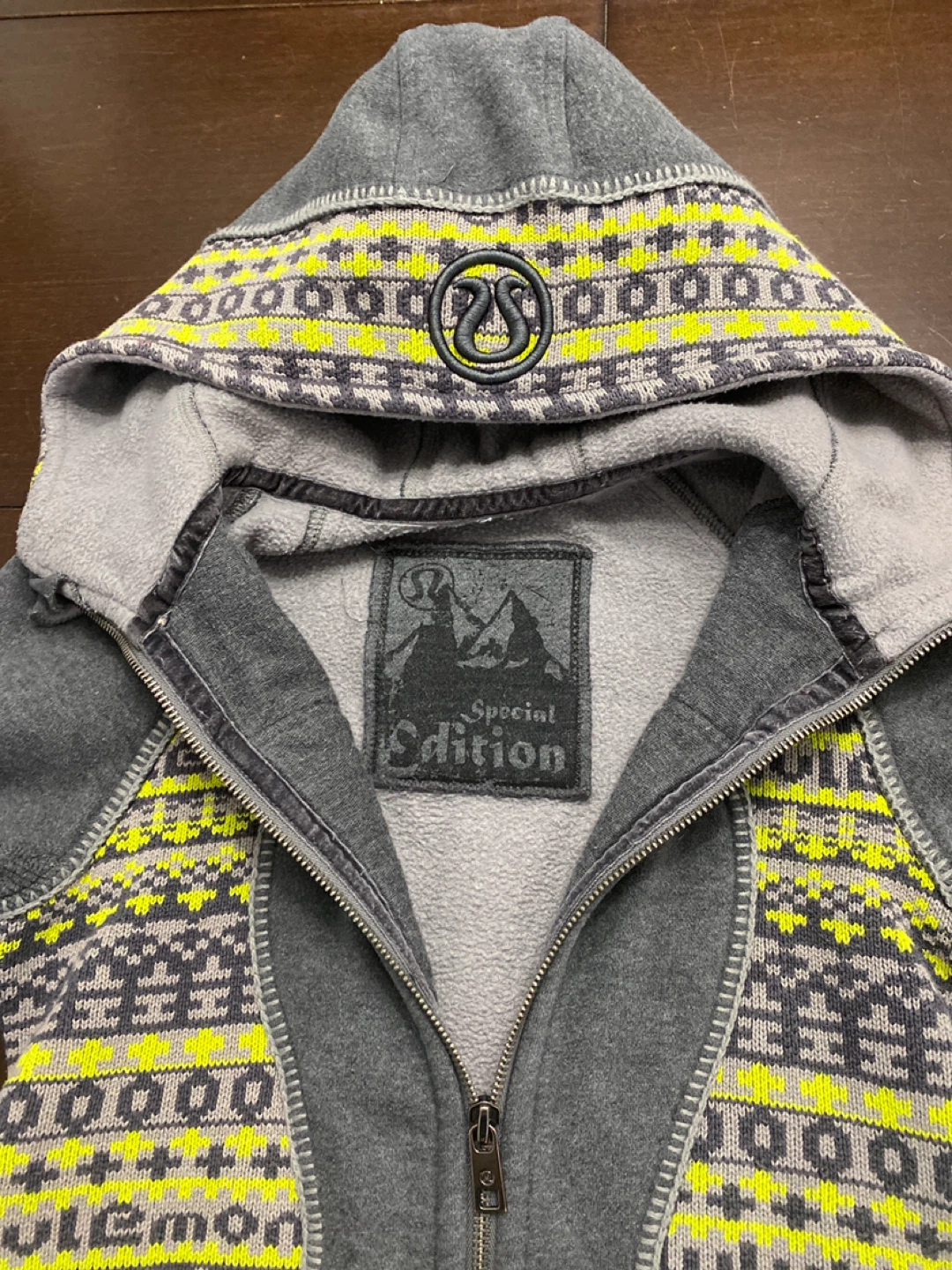 Lululemon "Special Edition" Grey Zip-Up Hoodie - photo 2