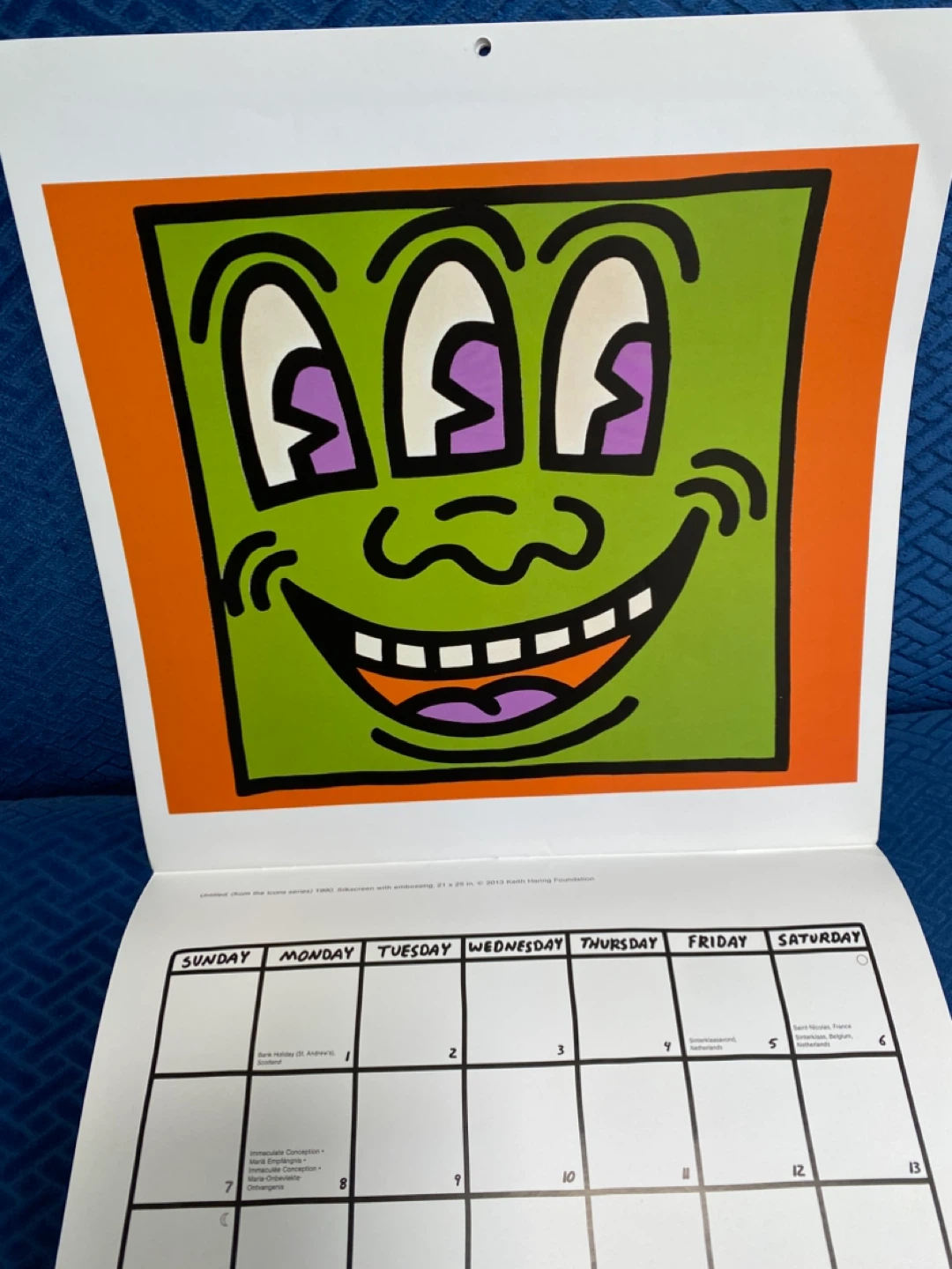 Keith Haring 2014 Calendar - photo 3