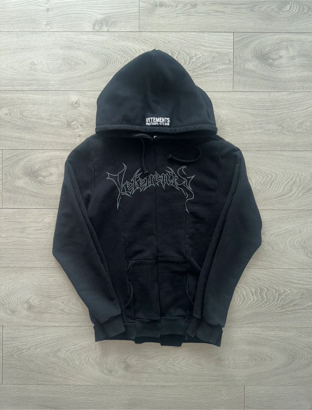 Vetemements Metal Reconstructed Hoodie - photo 2