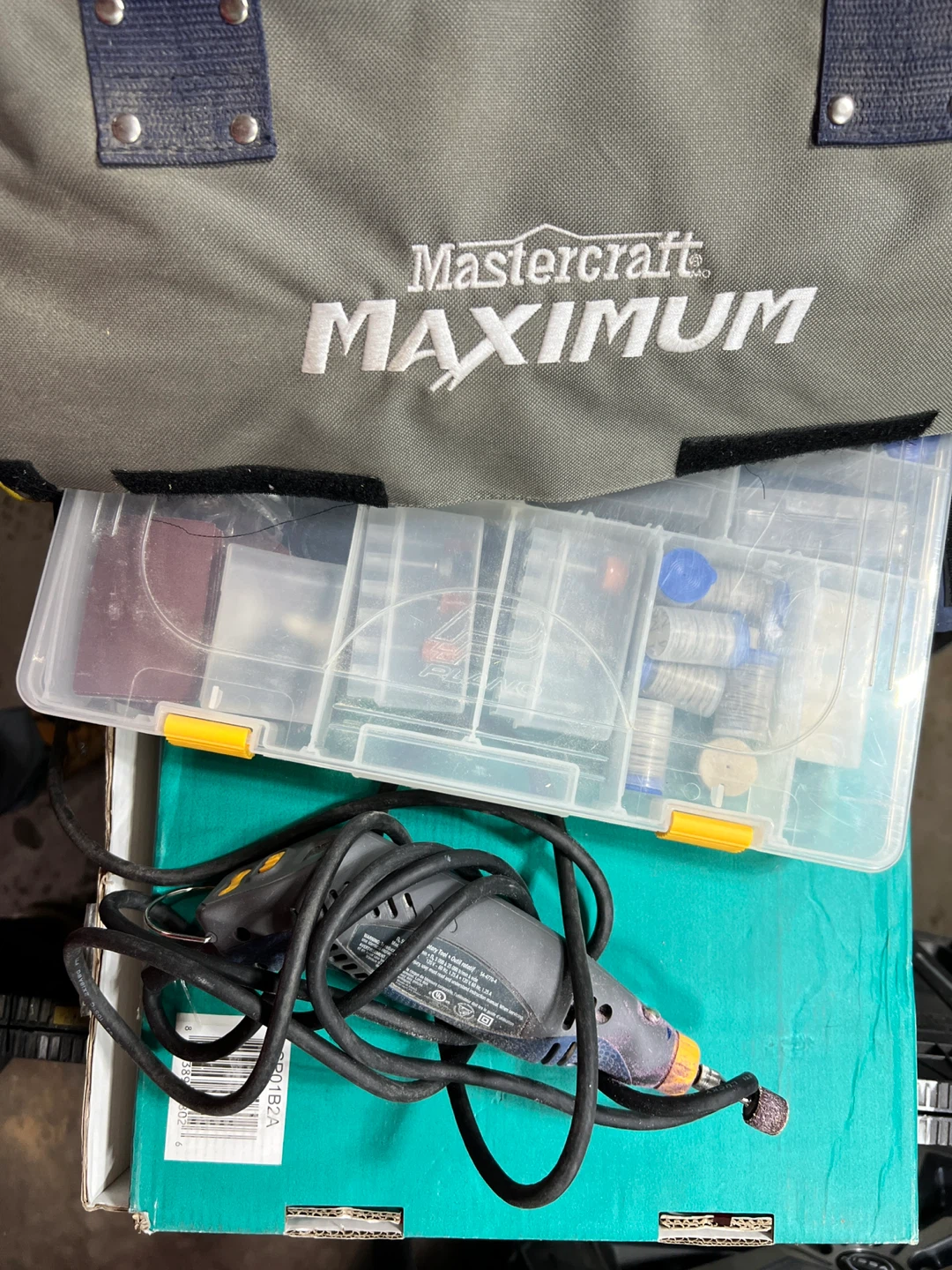 Mastercraft Maximum Rotary Tool Kit with Accessories
