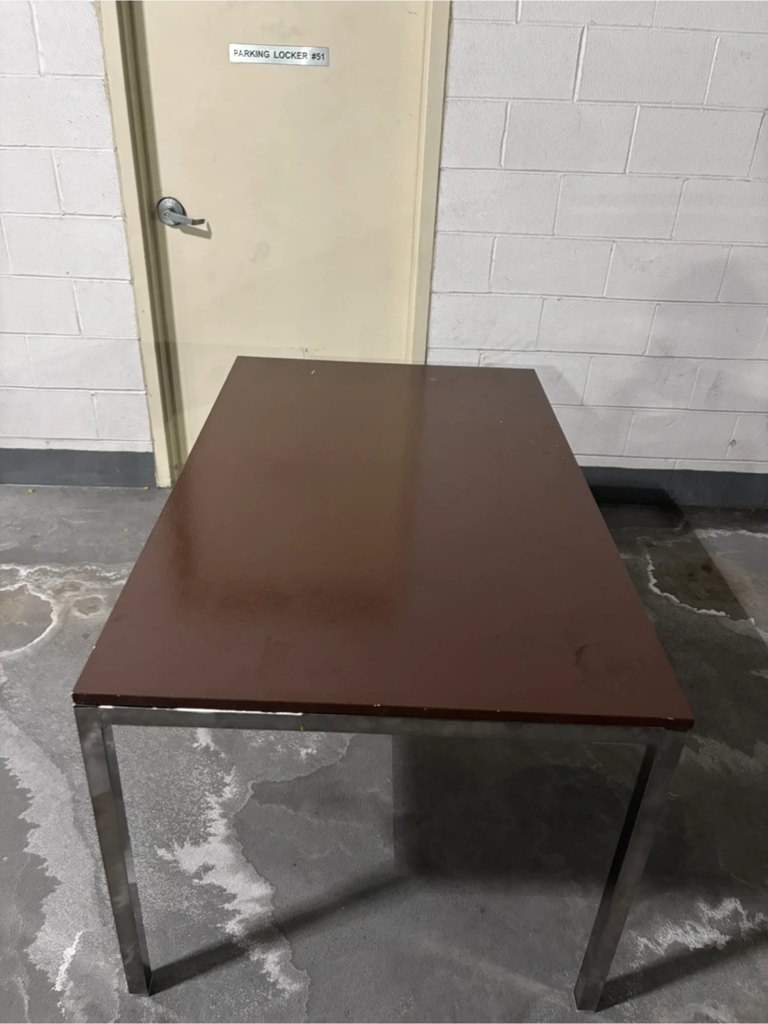 Dining Table with Metal Legs - photo 3