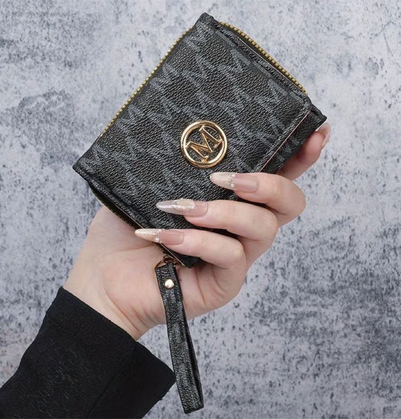 New! Women's  Wallet black color