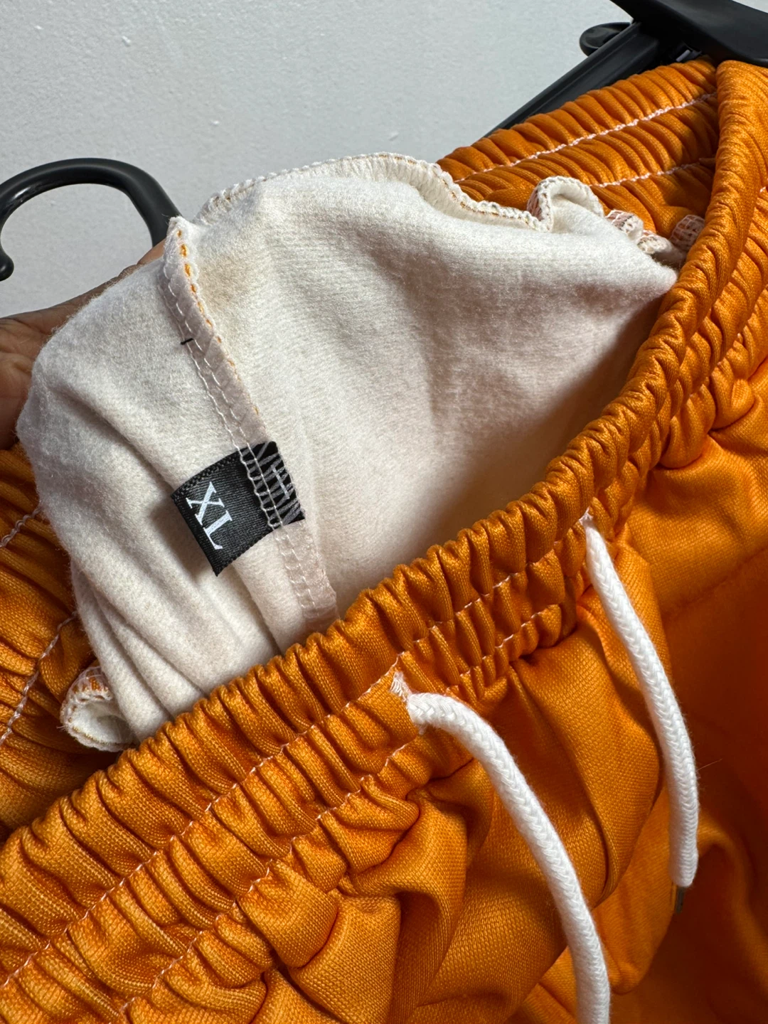 Orange & Black Pattern Track Pants Size XL - photo 3