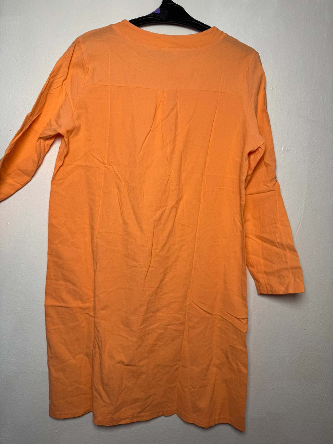 Orange Long Sleeve Dress Size L - photo 2