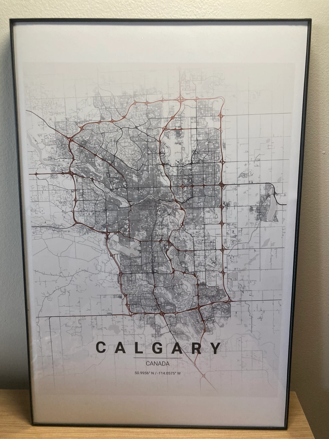 Calgary City Map Art - photo 2