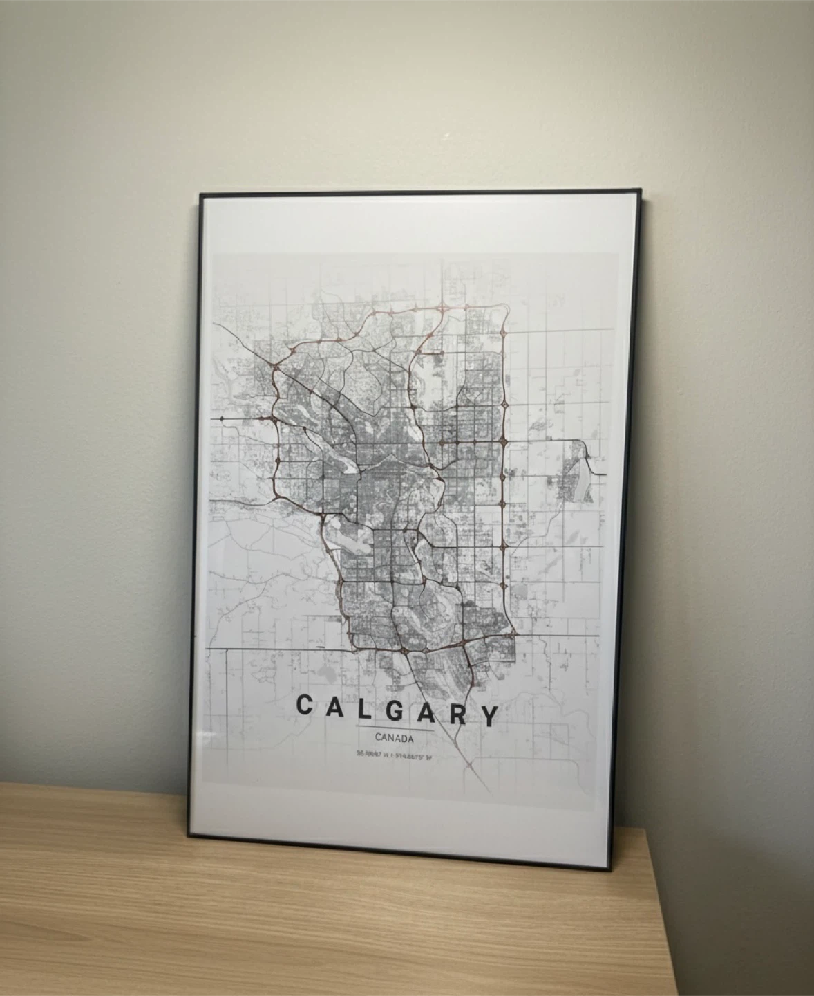 Calgary City Map Art - photo 3