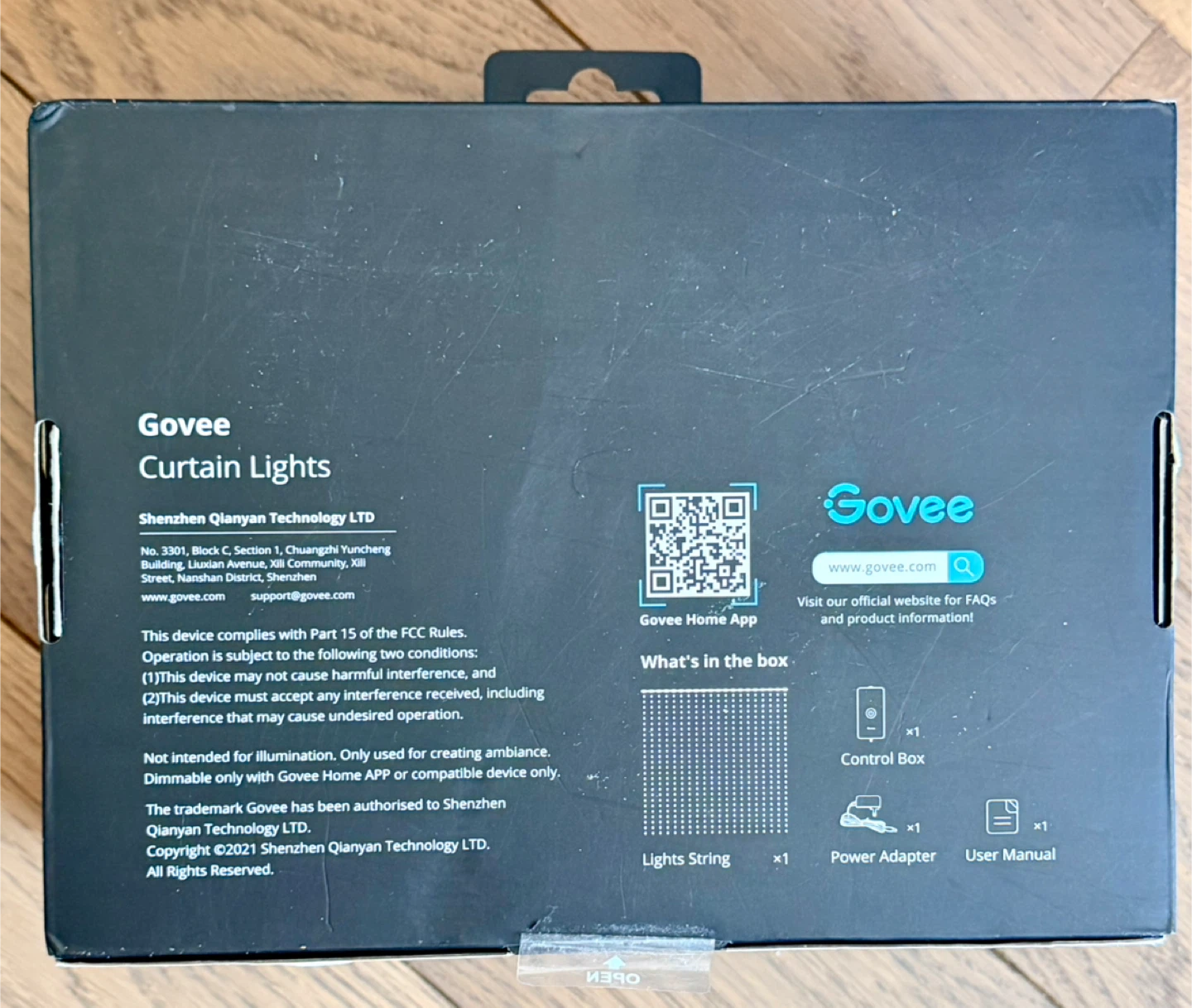 Govee Curtain Lights 520 LED Wi-Fi RGBIC 4.9ft x 6.5ft - photo 3